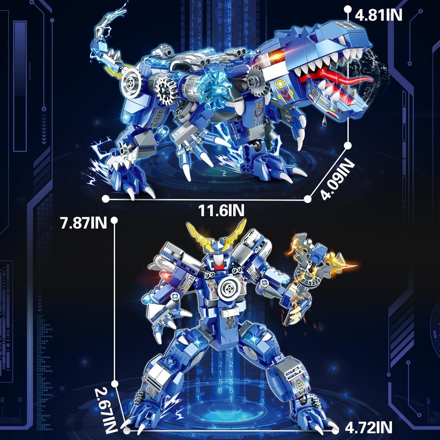 Bloques de Construcción Mech Dinosaurio PLAYBRIX 433 PCS