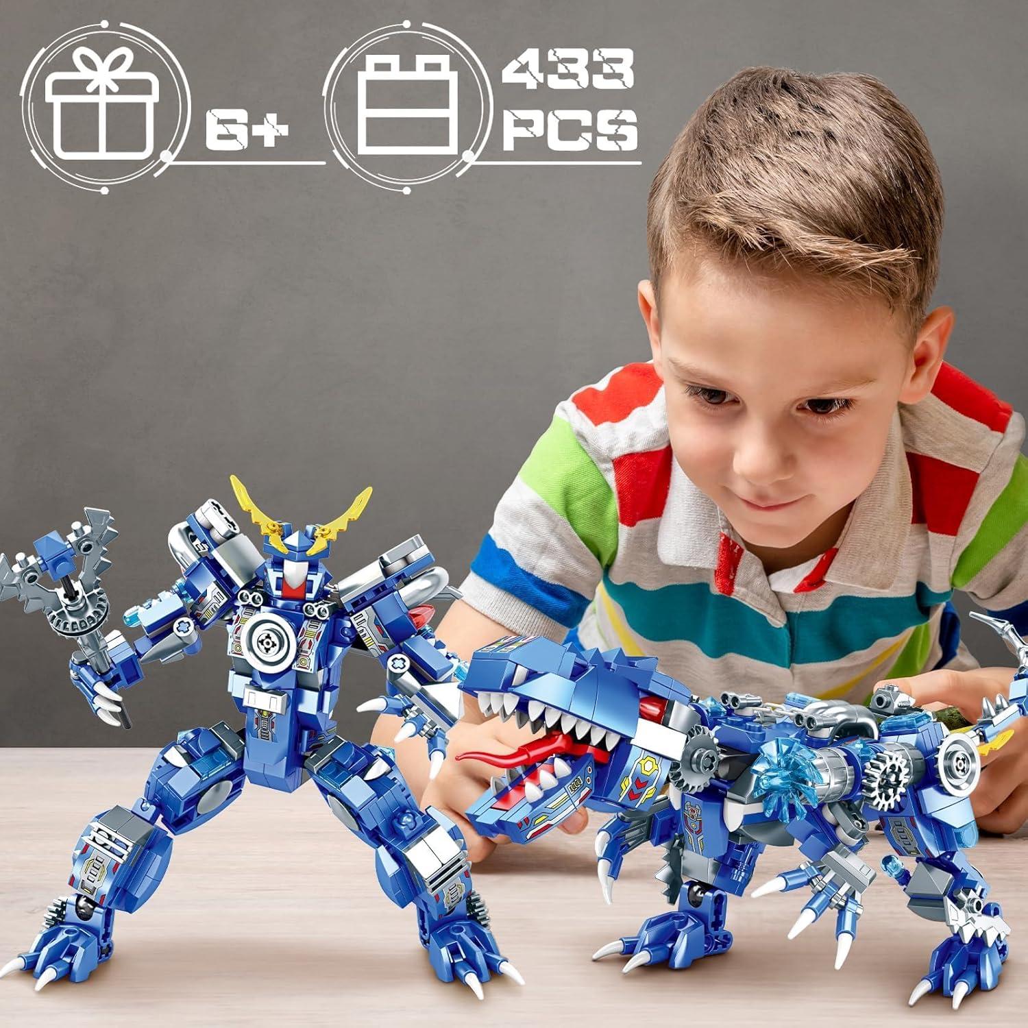 Bloques de Construcción Mech Dinosaurio PLAYBRIX 433 PCS