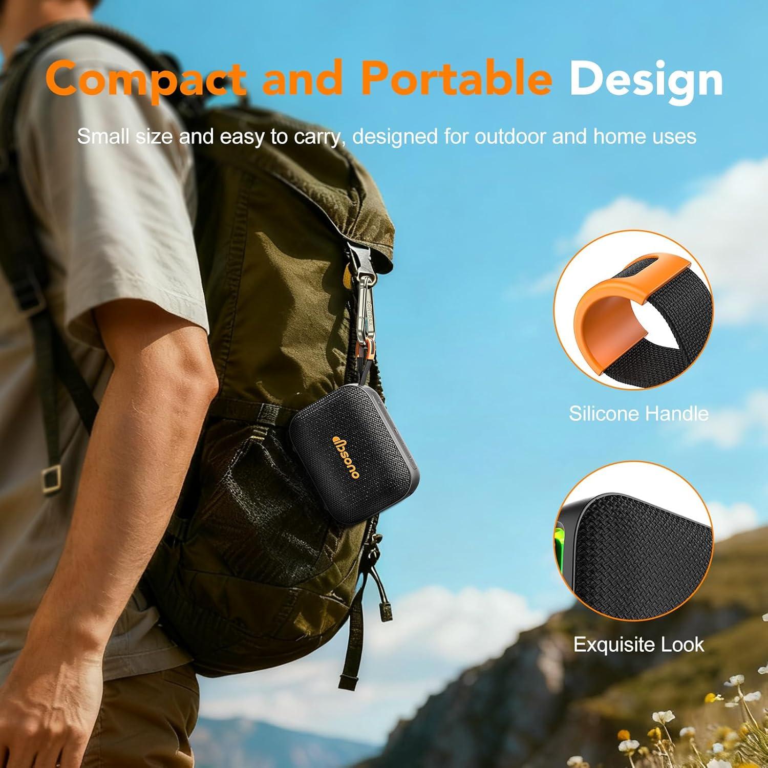 Altavoz Bluetooth Portátil DB N7A Impermeable 24H Negro