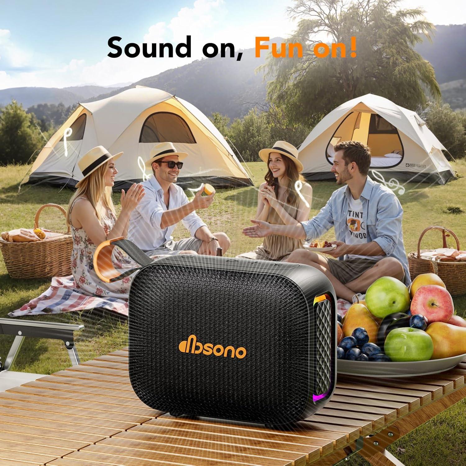 Altavoz Bluetooth Portátil DB N7A Impermeable 24H Negro