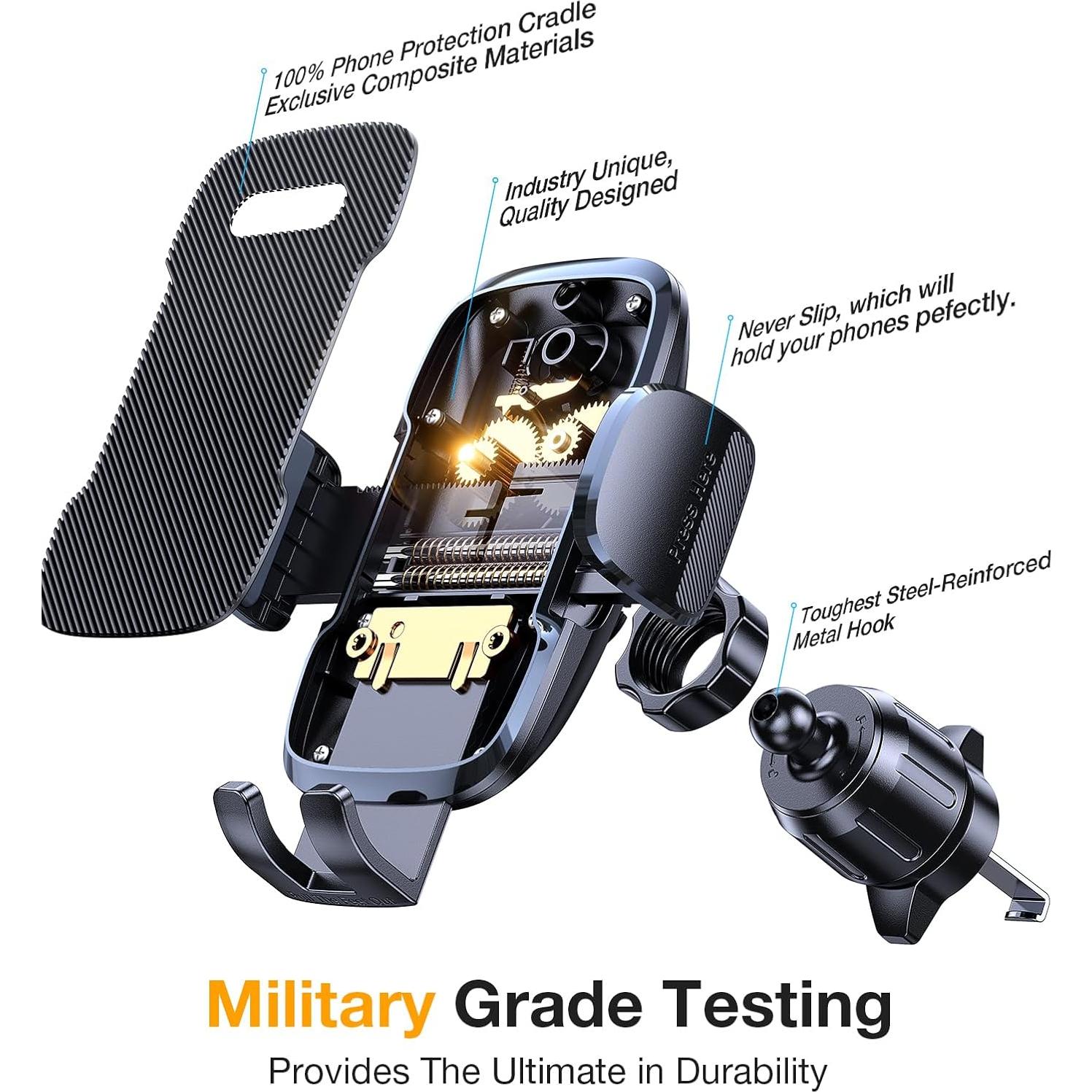 Soporte para Teléfono de Coche Coolpow XP21 3-en-1 con Ventosa