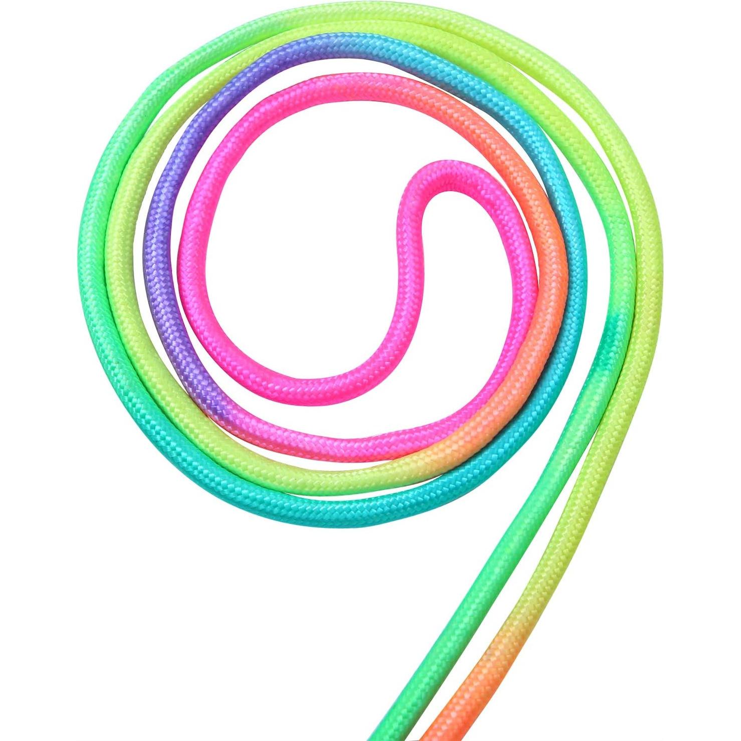 Cuerdas de Saltar Arcoíris Elcoho - 10 Piezas 2.2m Ajustables