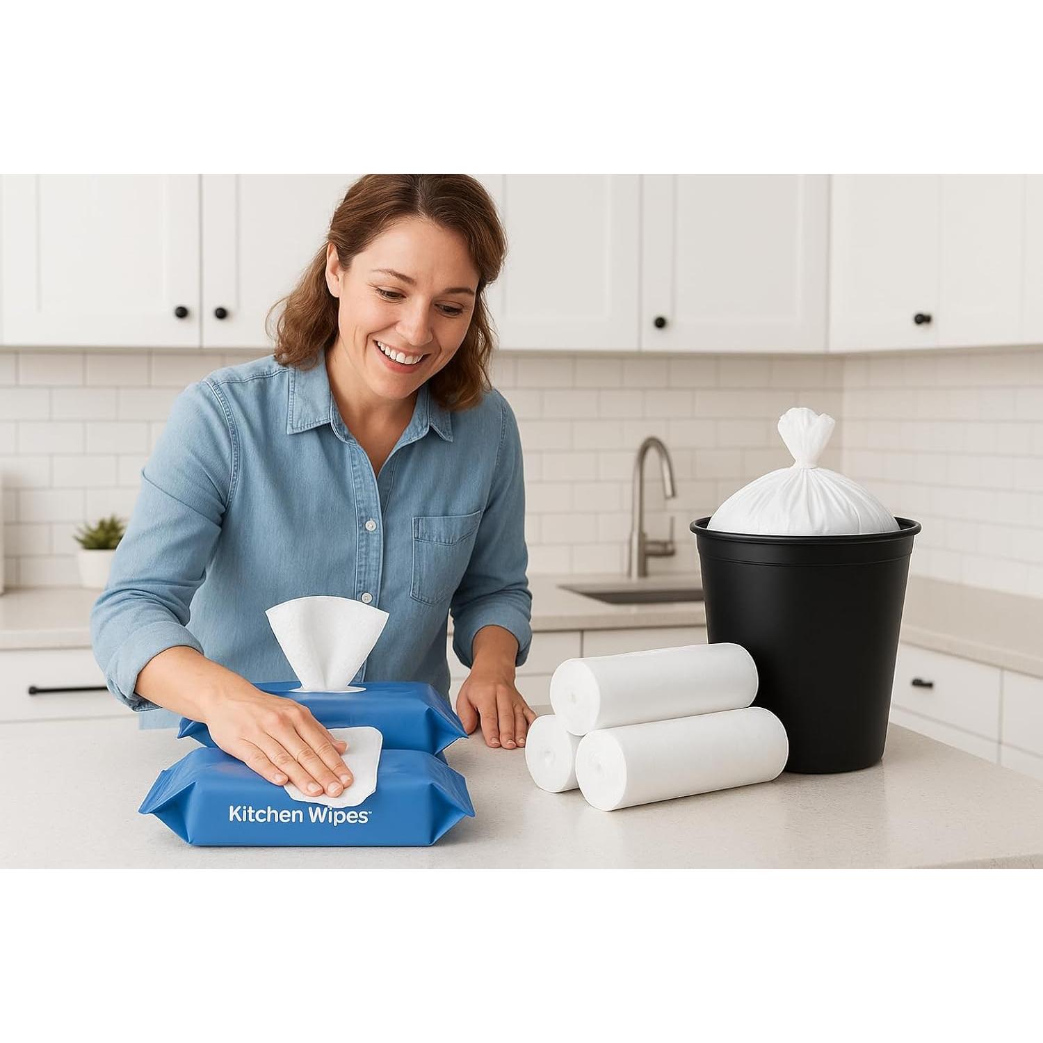 Bolsas de Basura Pequeñas 4 Galones cxggleo - 100 Unidades