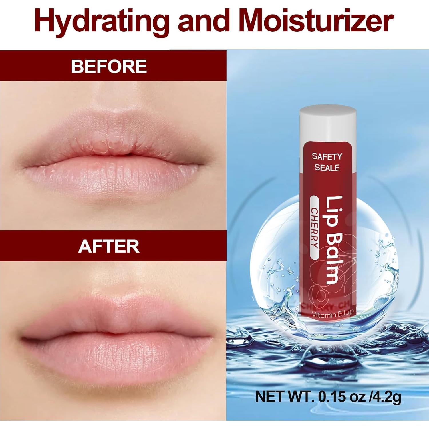 Bálsamo Labial Natural Yopela 130 Unidades - Hidratante con Vitamina E y Aceite de Coco - 13 Sabores