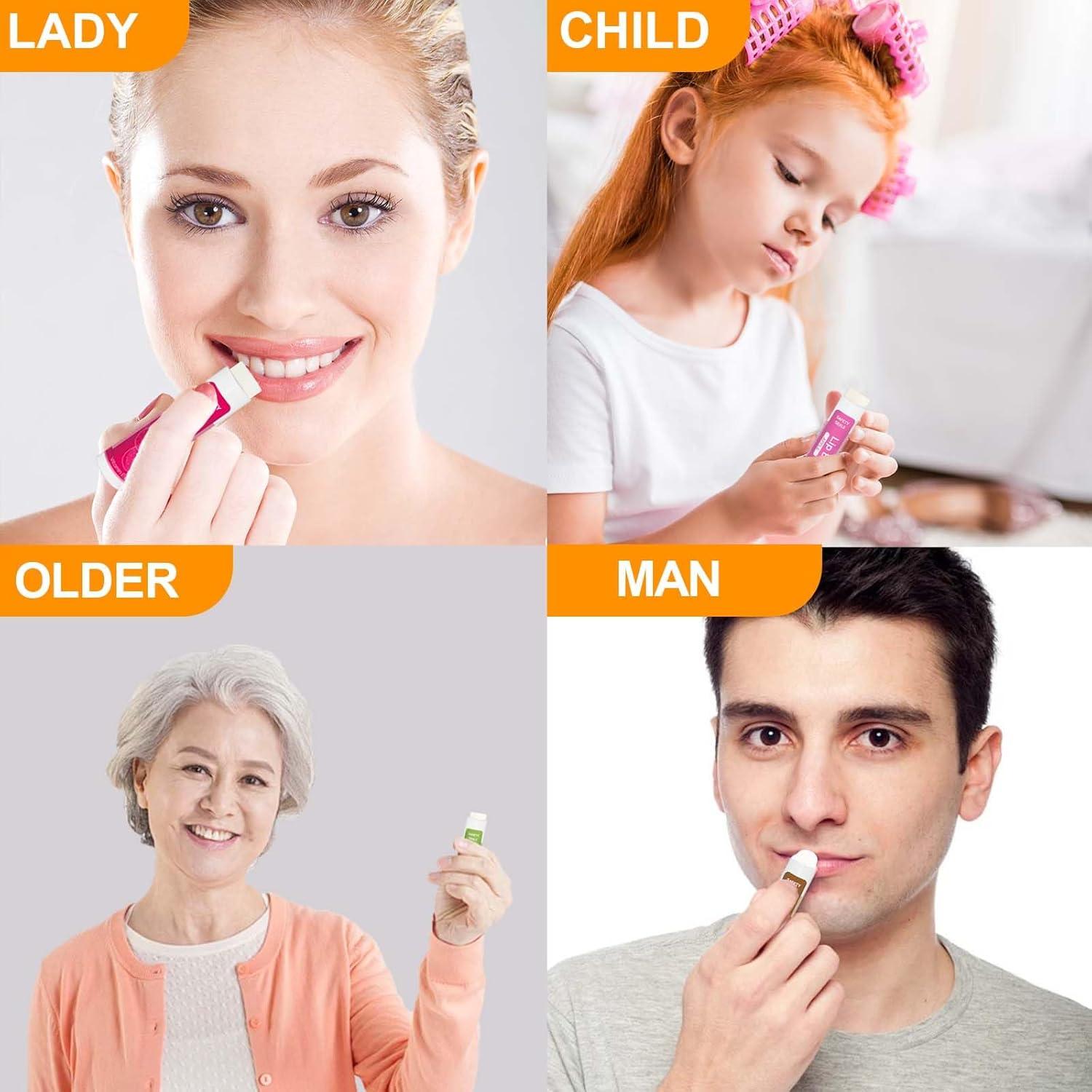 Bálsamo Labial Natural Yopela 130 Unidades - Hidratante con Vitamina E y Aceite de Coco - 13 Sabores