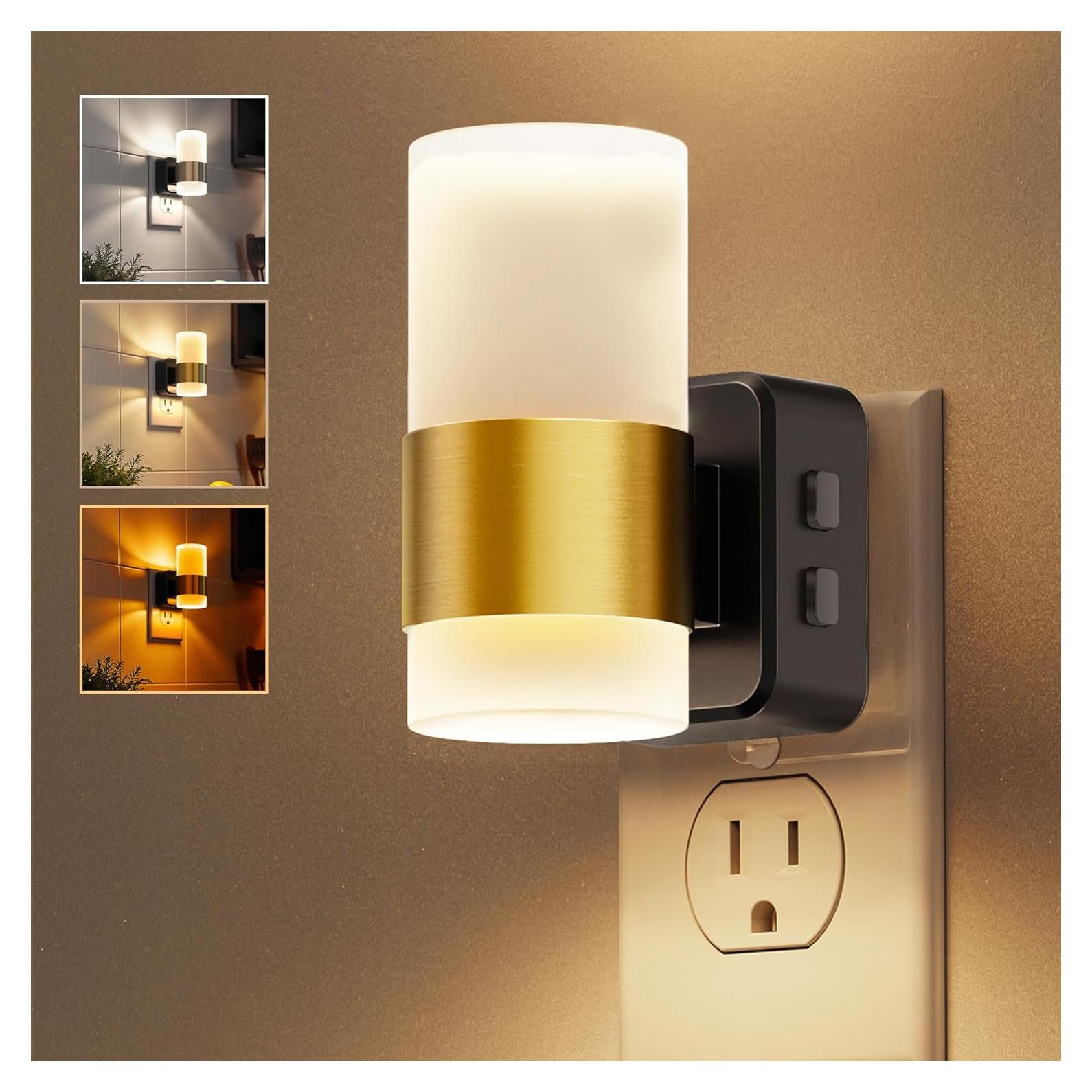 Luz Nocturna LED L LOHAS con Sensor Crepúsculo 3CCT 100LM