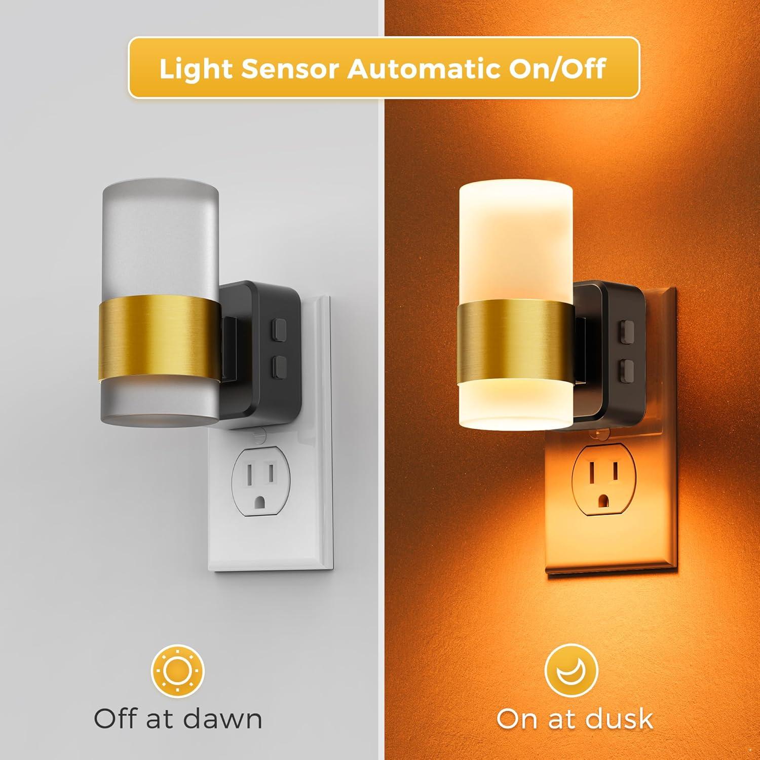 Luz Nocturna LED L LOHAS con Sensor Crepúsculo 3CCT 100LM