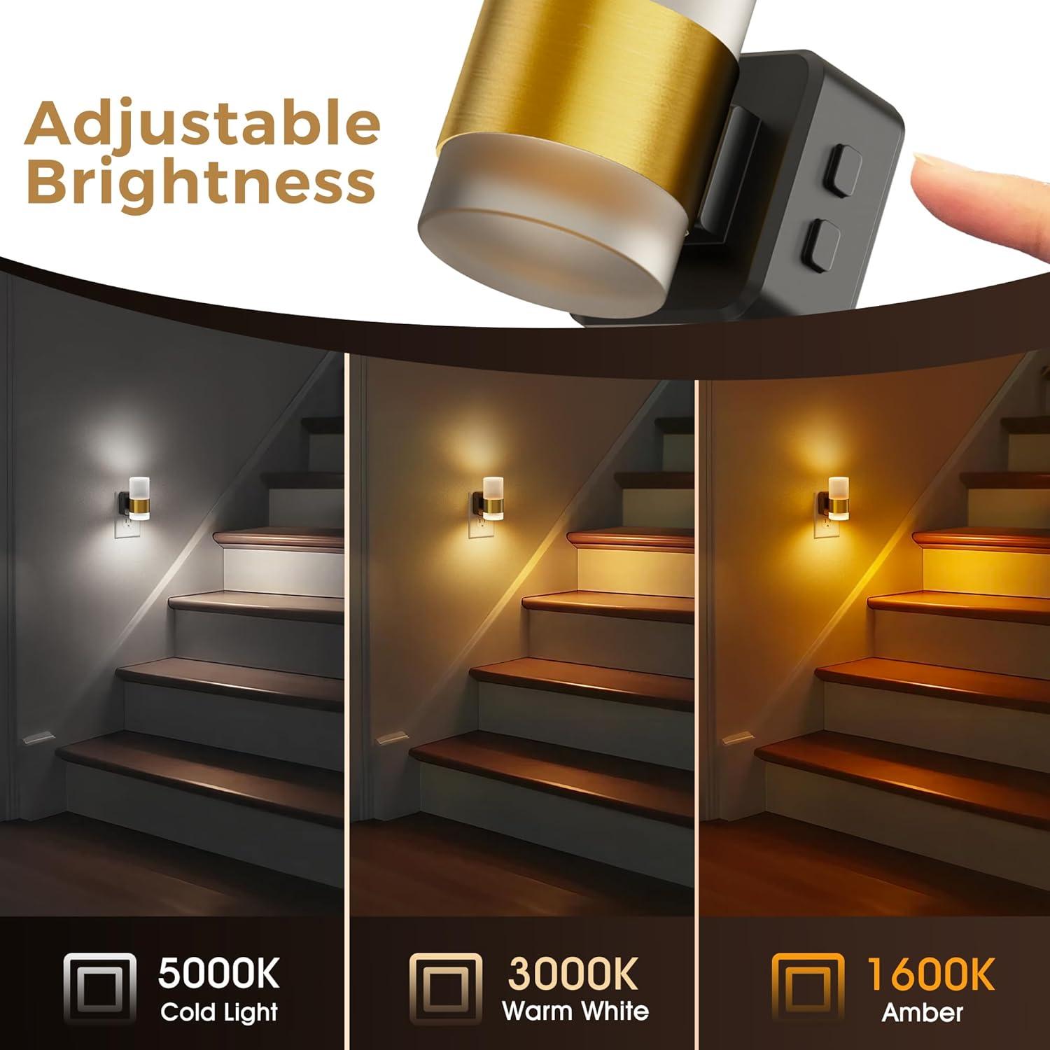 Luz Nocturna LED L LOHAS con Sensor Crepúsculo 3CCT 100LM