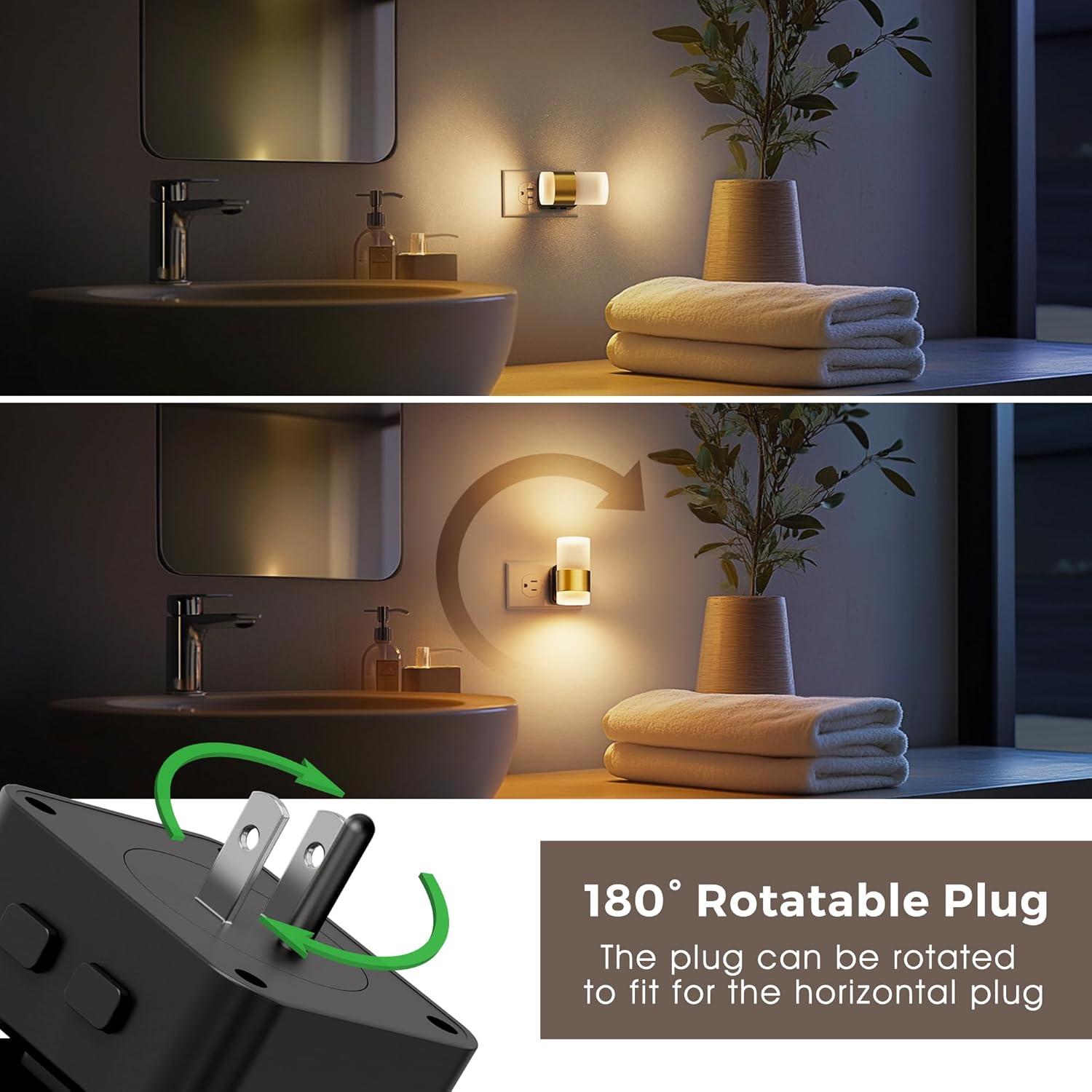 Luz Nocturna LED L LOHAS con Sensor Crepúsculo 3CCT 100LM