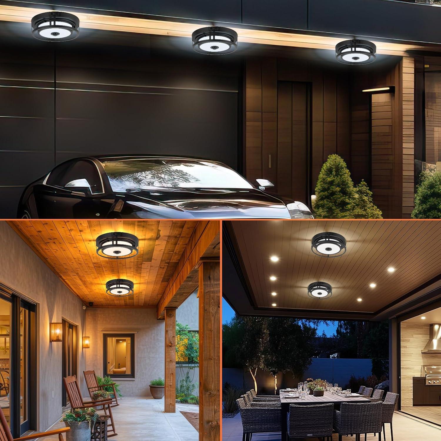 Luz de Techo LED Yolsunes 30.48cm con Sensor de Movimiento 3CCT