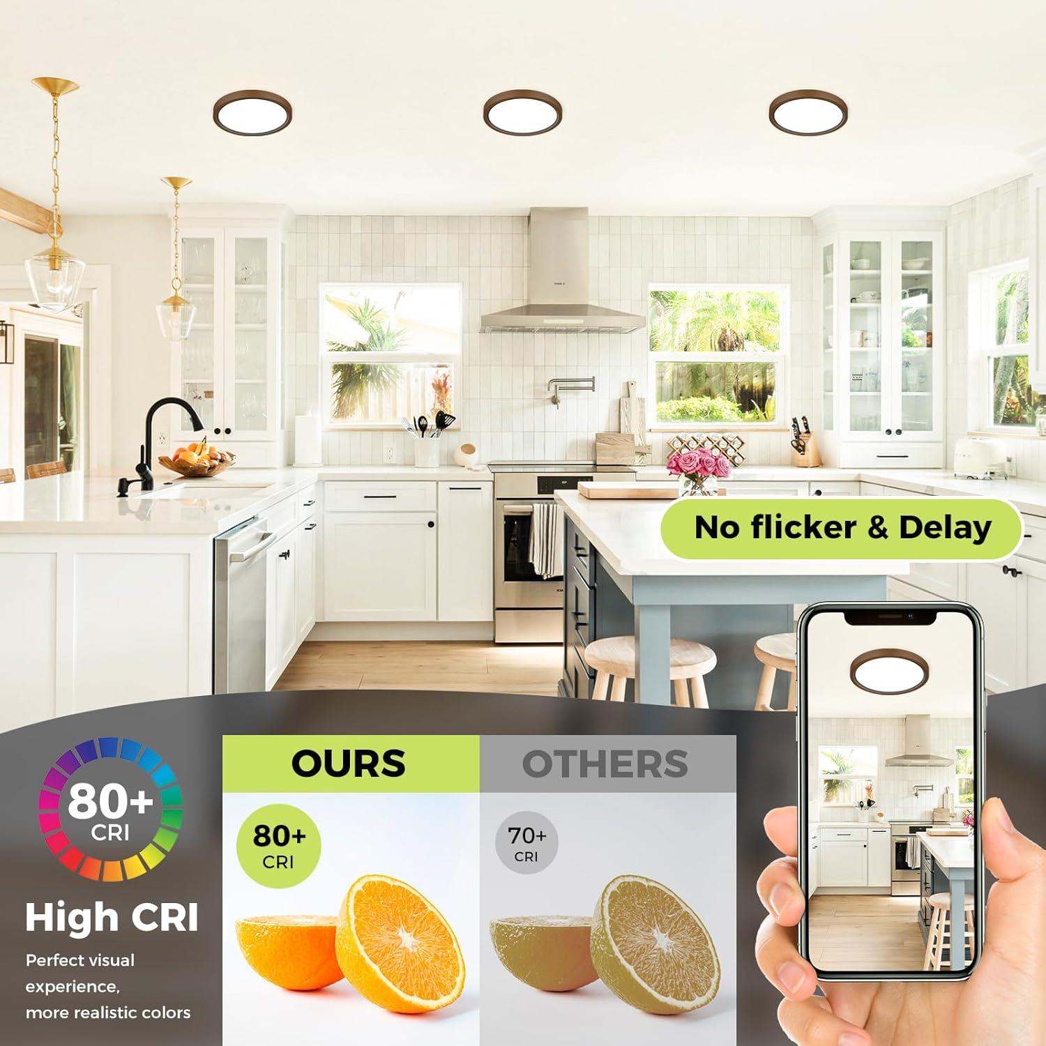 Lámpara de Techo LED Empotrada Hepside 18cm 15W Regulable 1500LM