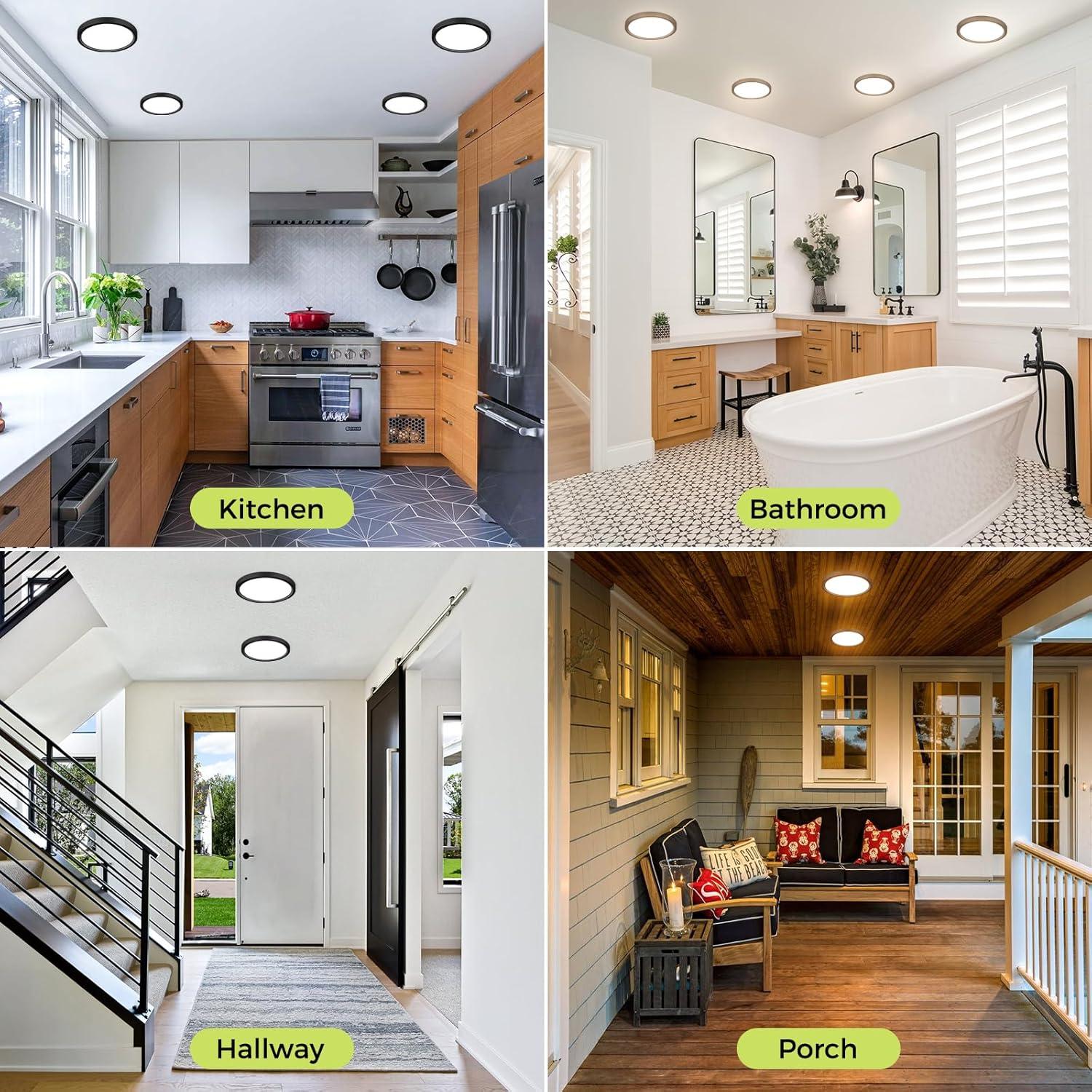 Lámpara de Techo LED Empotrada Hepside 18cm 15W Regulable 1500LM