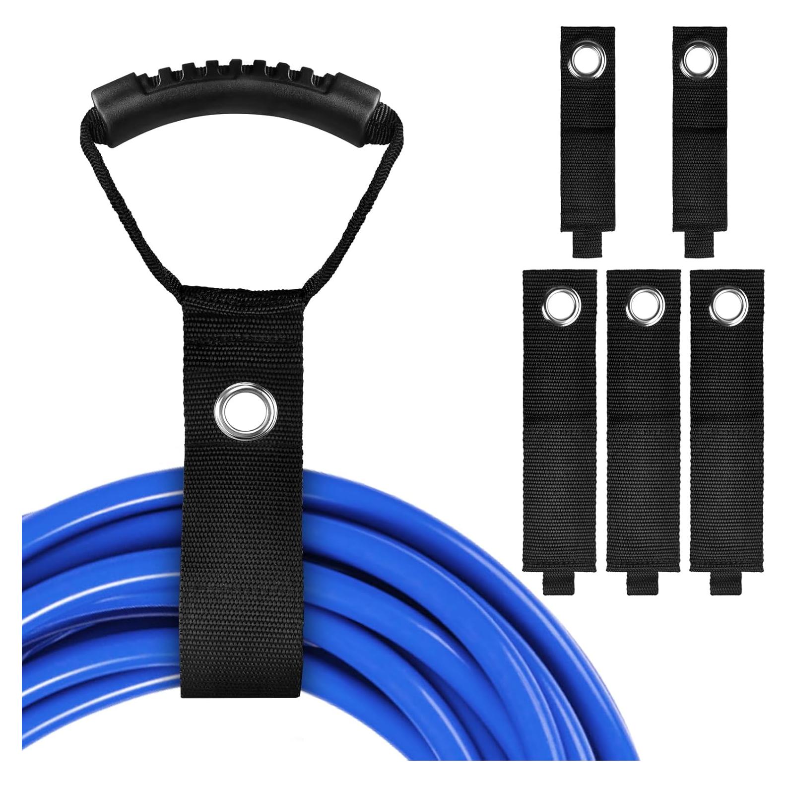 Correas de Almacenamiento Resistentes Casleevf - 6 Pack Negro