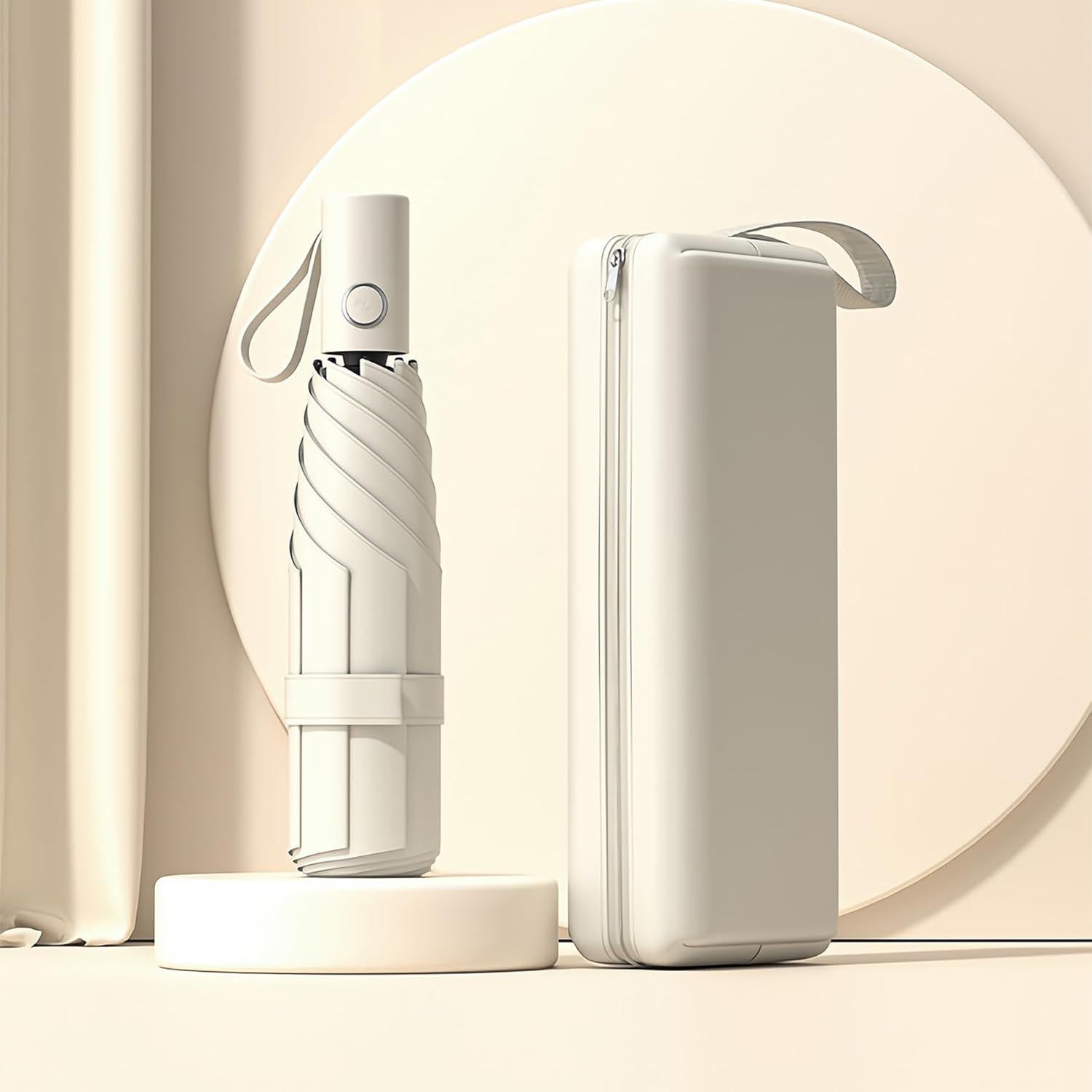 Paraguas Automático Mini Plegable Moorrlii - UV 50+ y Resistente al Viento