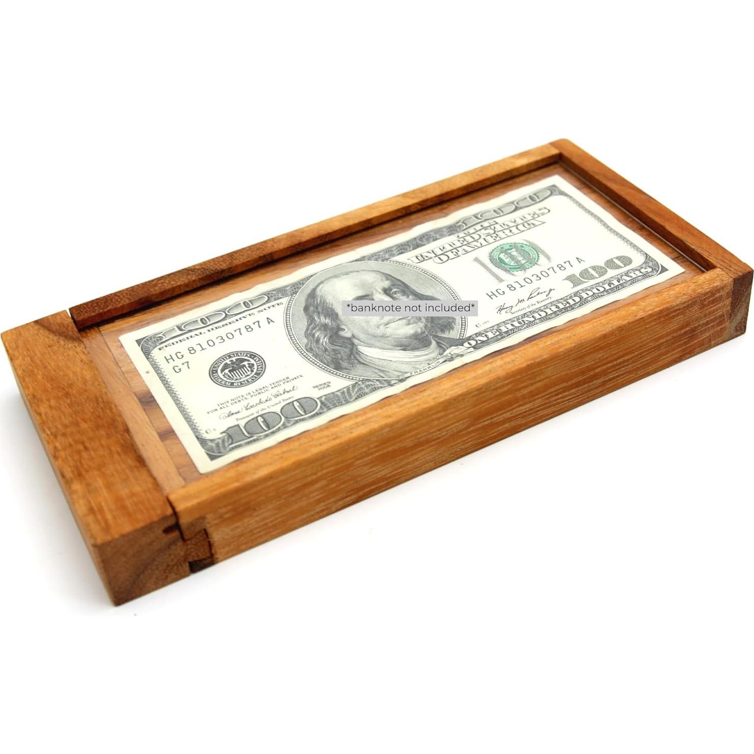 Caja de rompecabezas BSIRI GP364L de madera con secretos