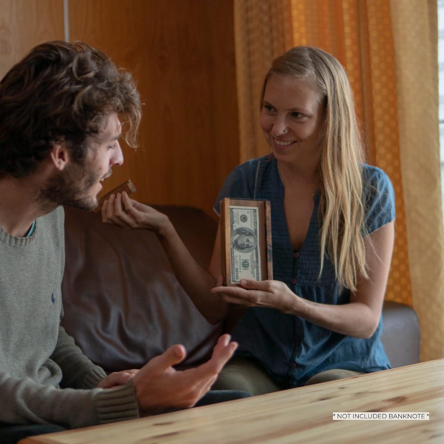 Caja de rompecabezas BSIRI GP364L de madera con secretos