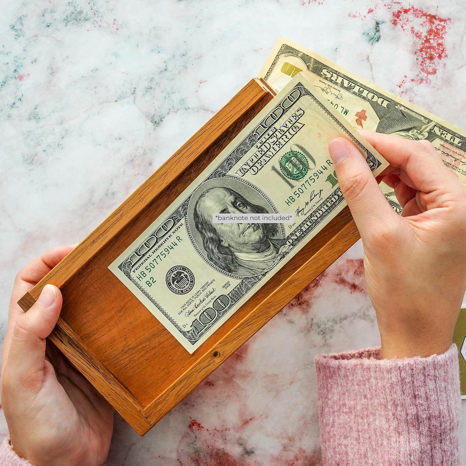 Caja de rompecabezas BSIRI GP364L de madera con secretos