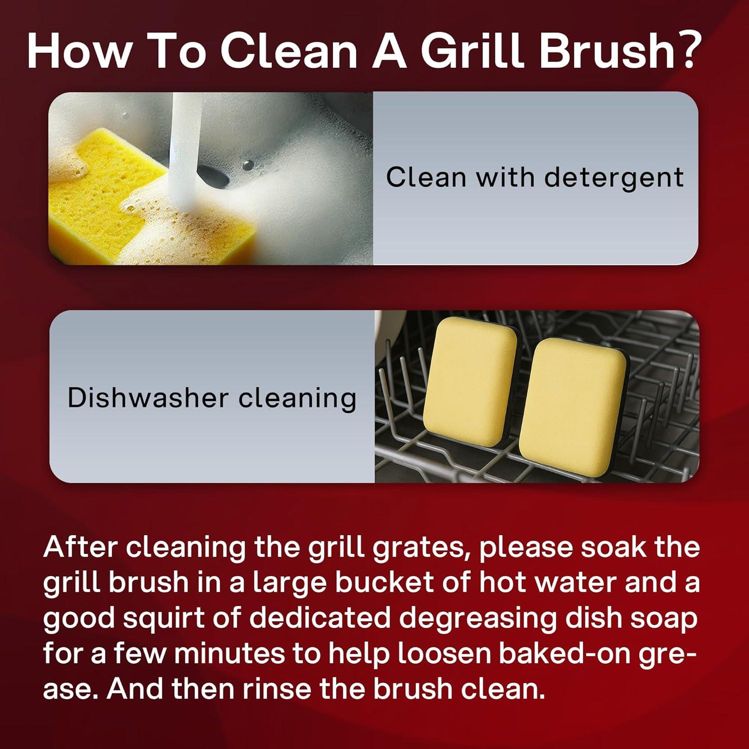 Cabezal de cepillo de repuesto BBQtrips para parrilla al aire libre