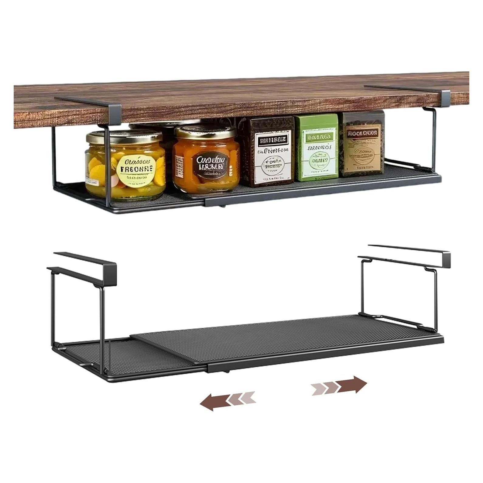 Cesta de Almacenamiento Colgante Expandible Davimaxium Negro