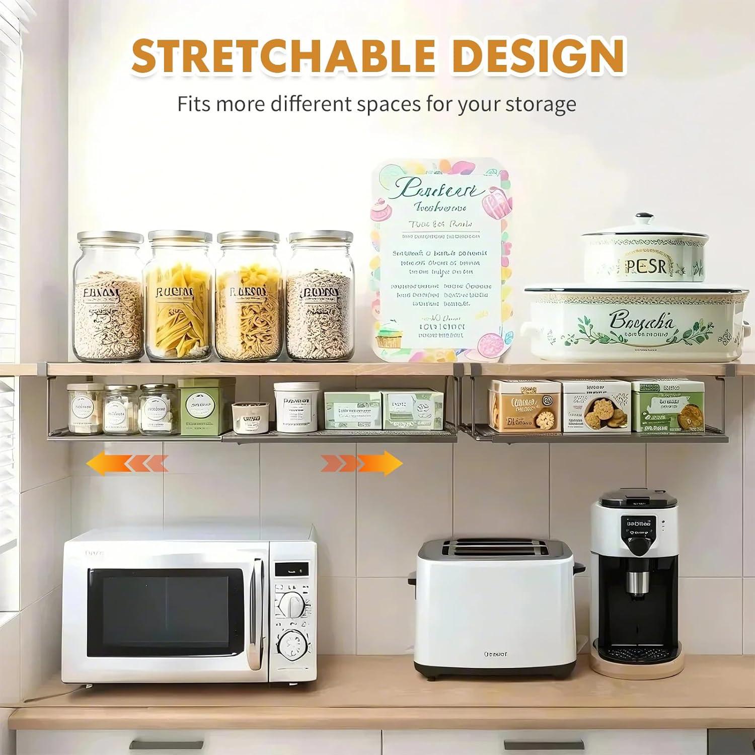 Cesta de Almacenamiento Colgante Expandible Davimaxium Negro