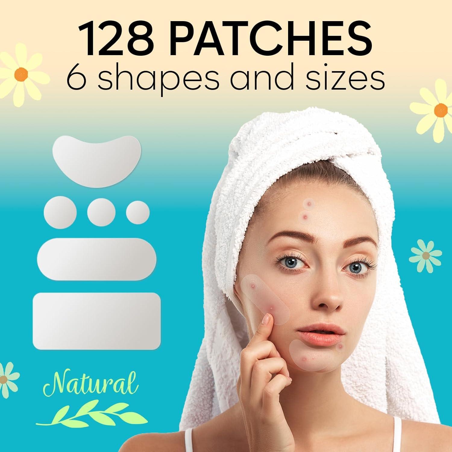 Parche Hidrocoloide para Espinillas Bloomora - 128 Piezas