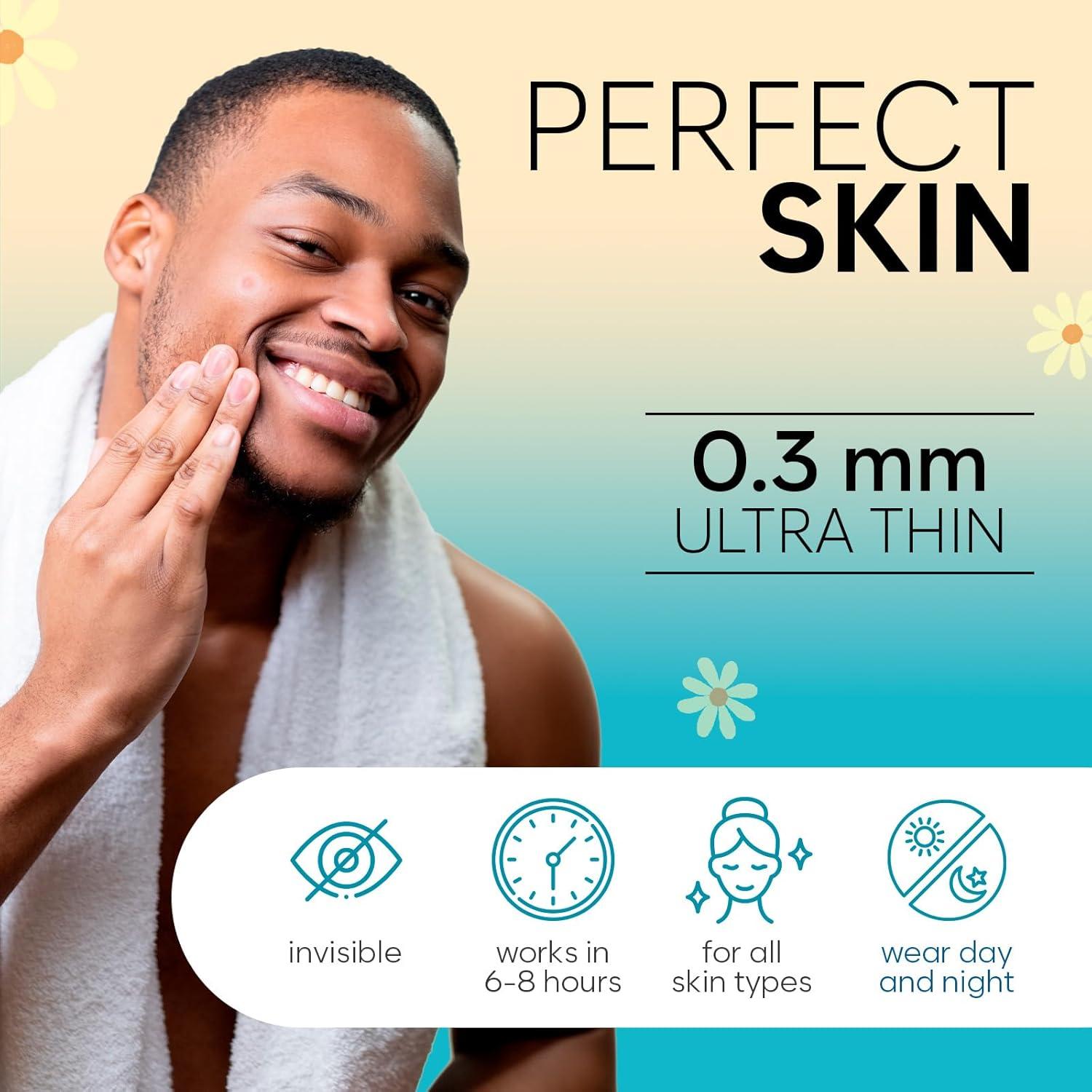 Parche Hidrocoloide para Espinillas Bloomora - 128 Piezas