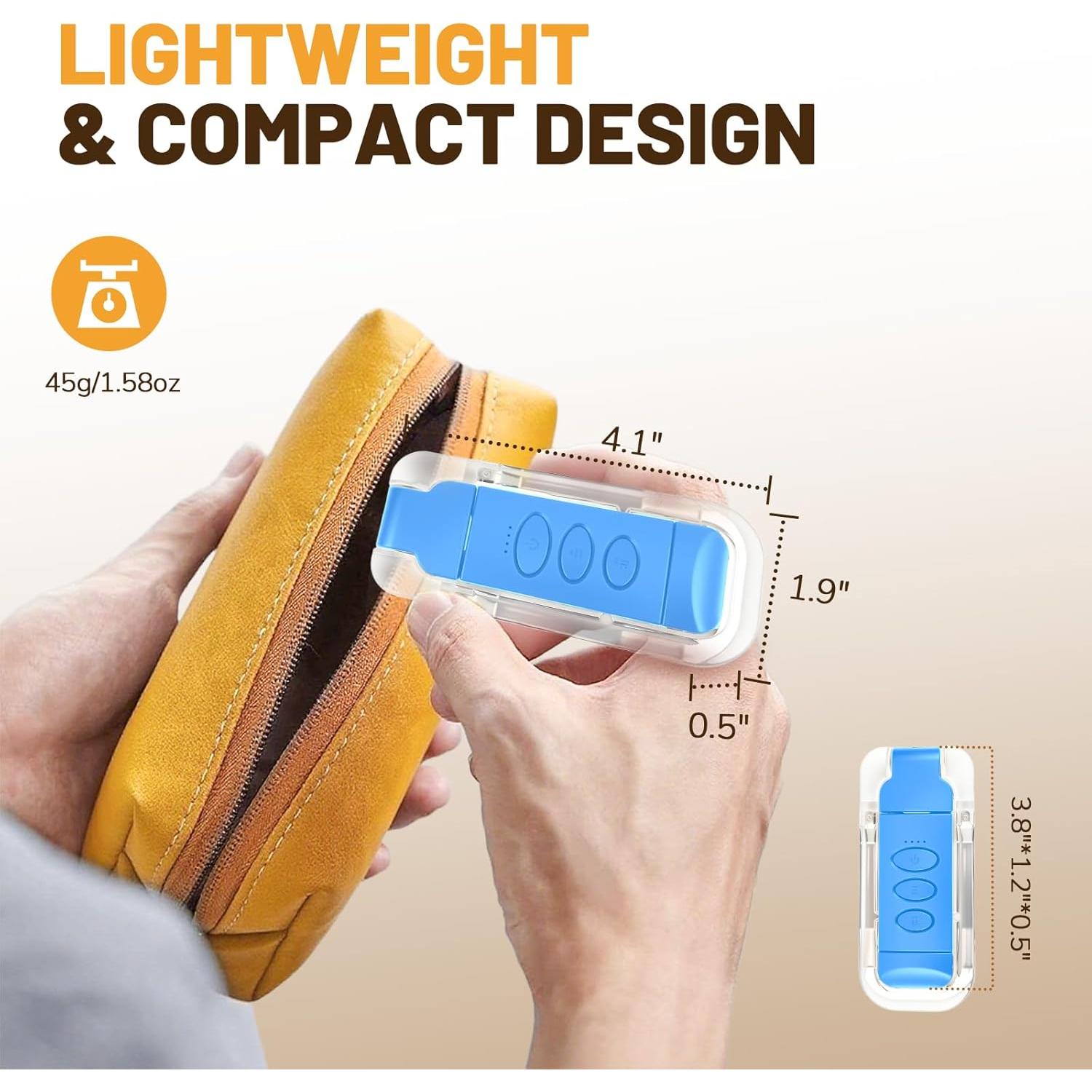 Luz de Lectura Recargable YONSEN con 5 Brillos y 3 Colores