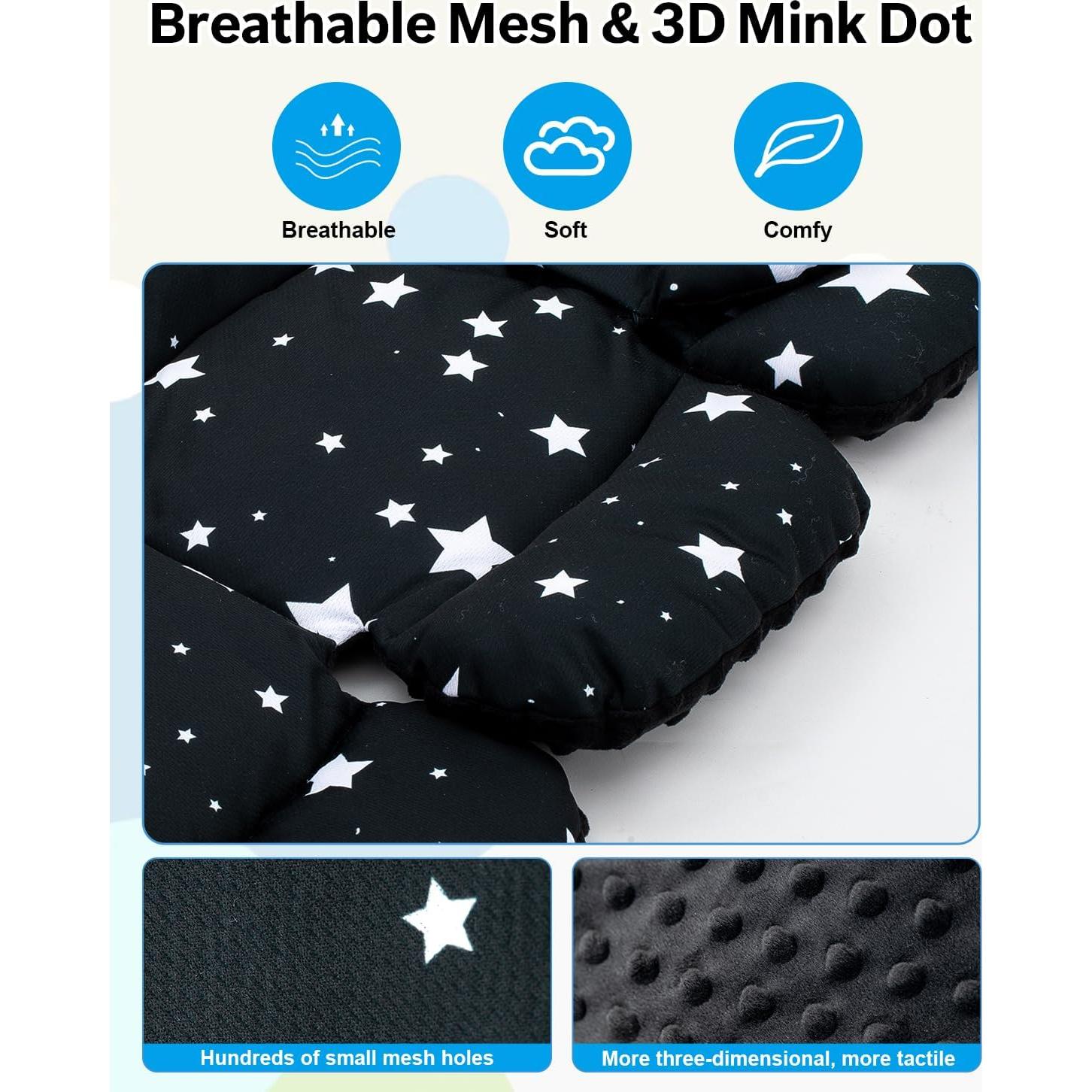 Insert de Asiento de Coche para Bebés Kenkyo con Soporte Ajustable