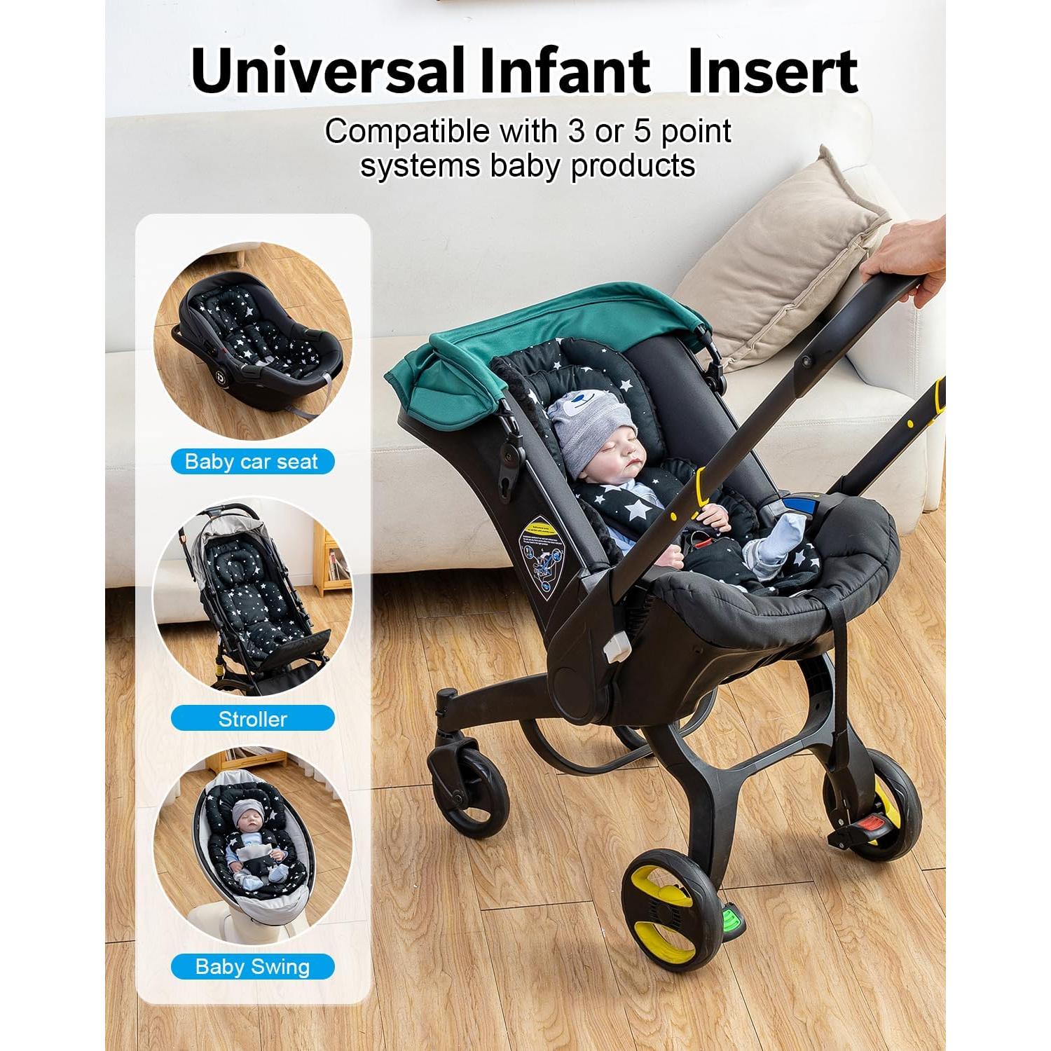 Insert de Asiento de Coche para Bebés Kenkyo con Soporte Ajustable