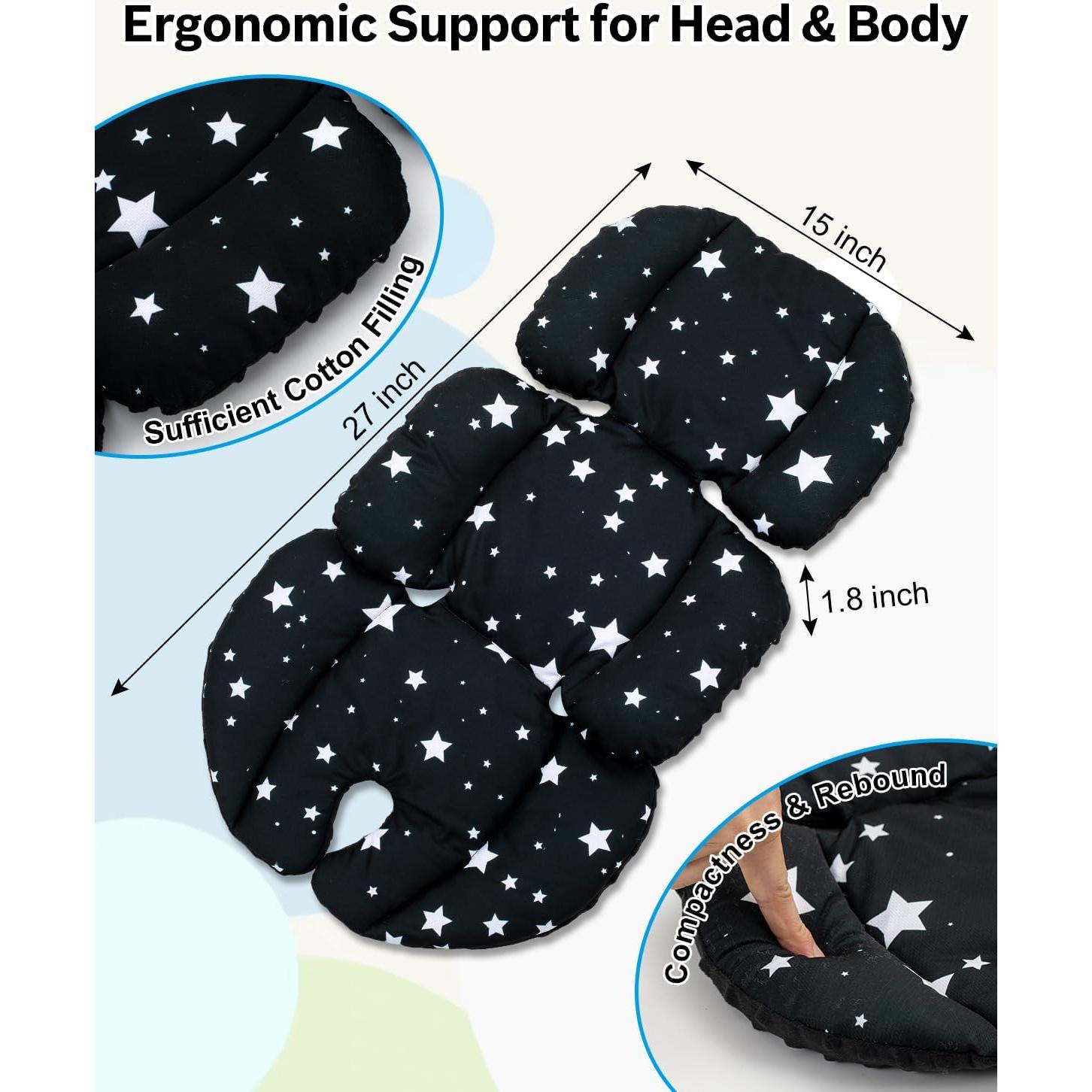 Insert de Asiento de Coche para Bebés Kenkyo con Soporte Ajustable