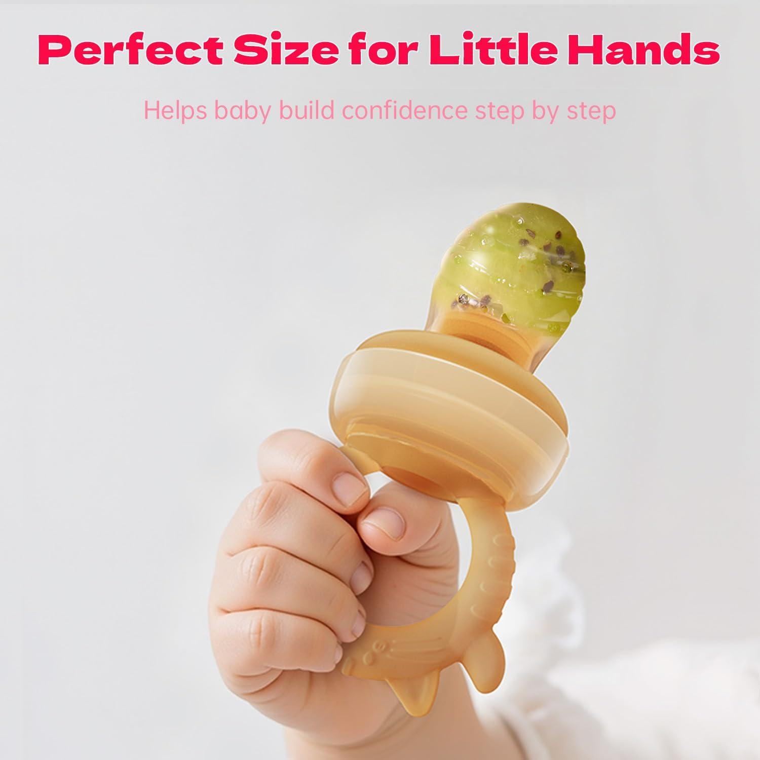 Extractor de Frutas para Bebés 100% Silicona Grado Alimenticio