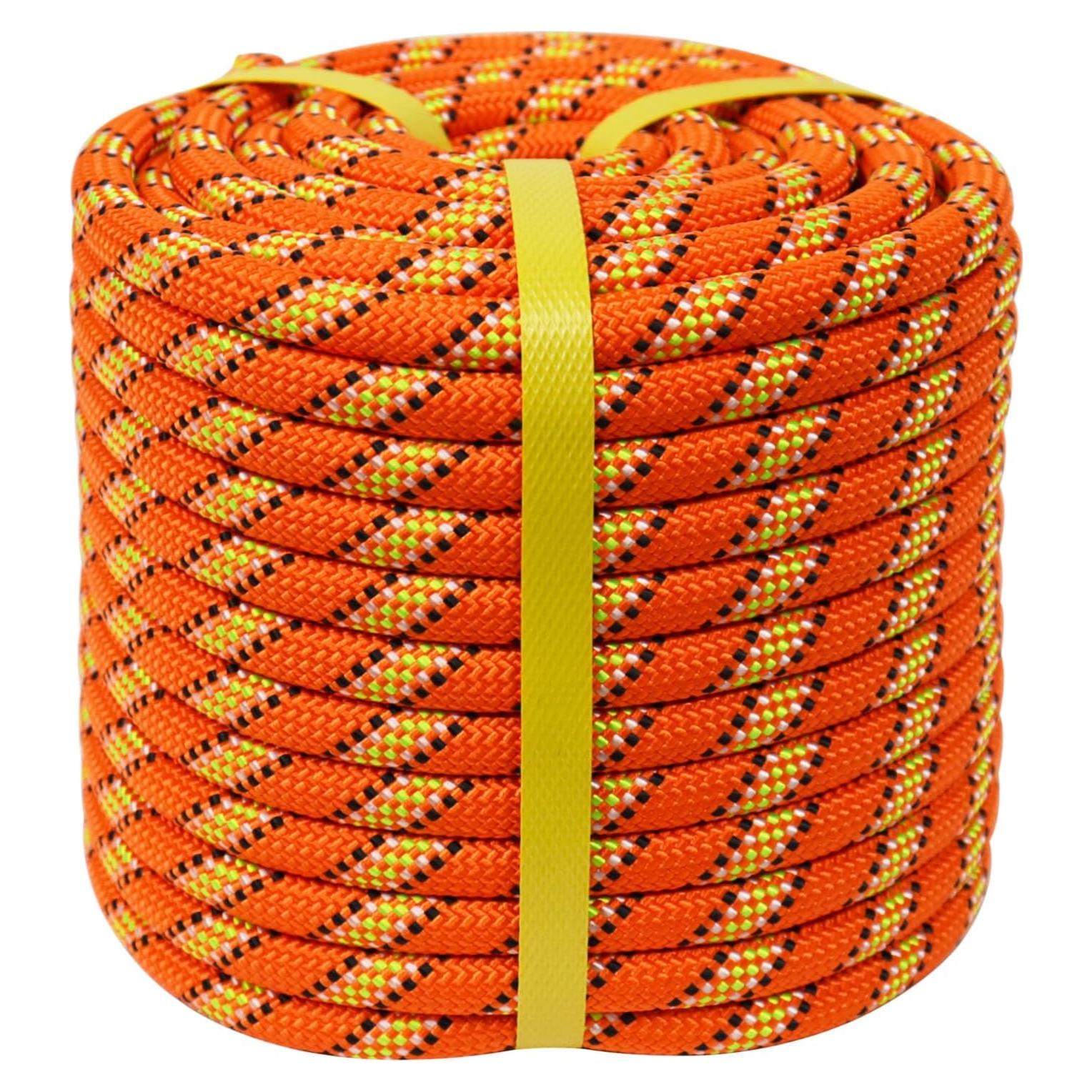 Cuerda de poliéster CRAYZA 1,27 cm x 30,48 m naranja