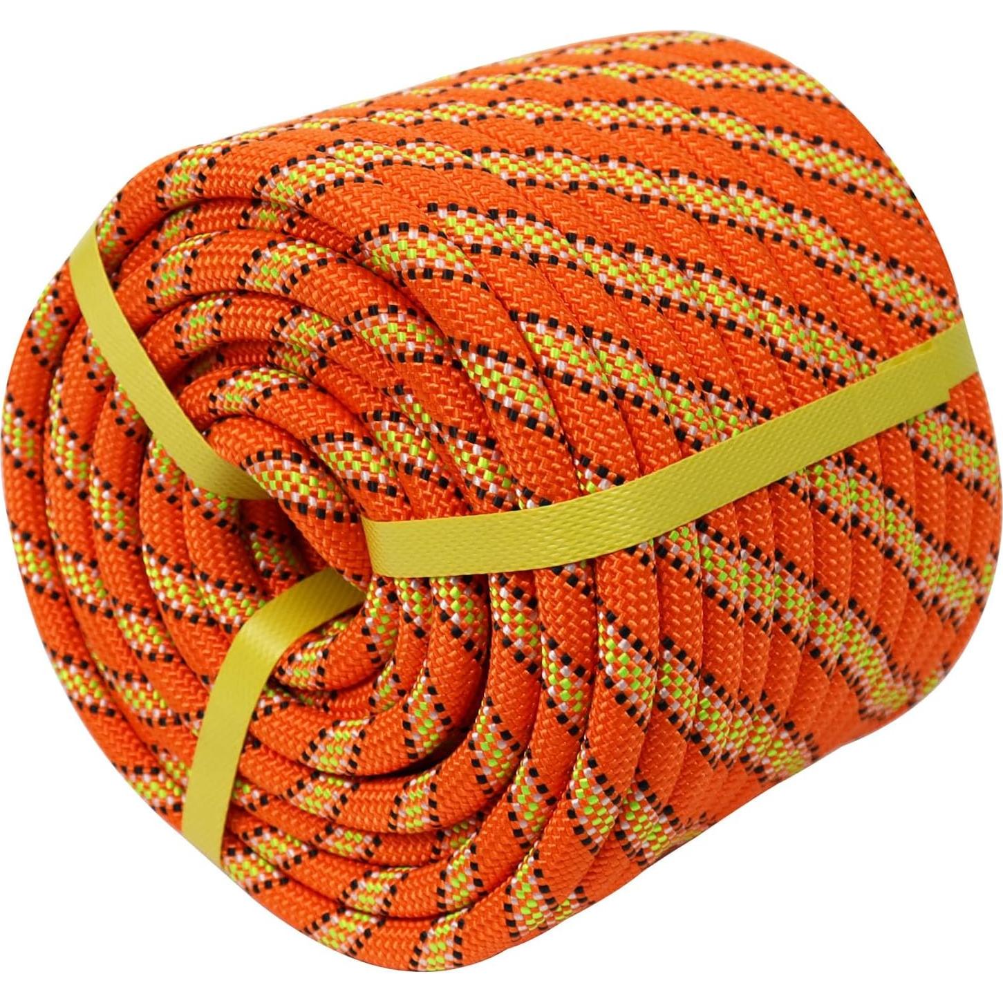 Cuerda de poliéster CRAYZA 1,27 cm x 30,48 m naranja