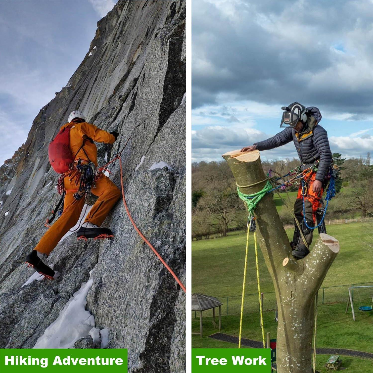 Cuerda de poliéster CRAYZA 1,27 cm x 30,48 m naranja