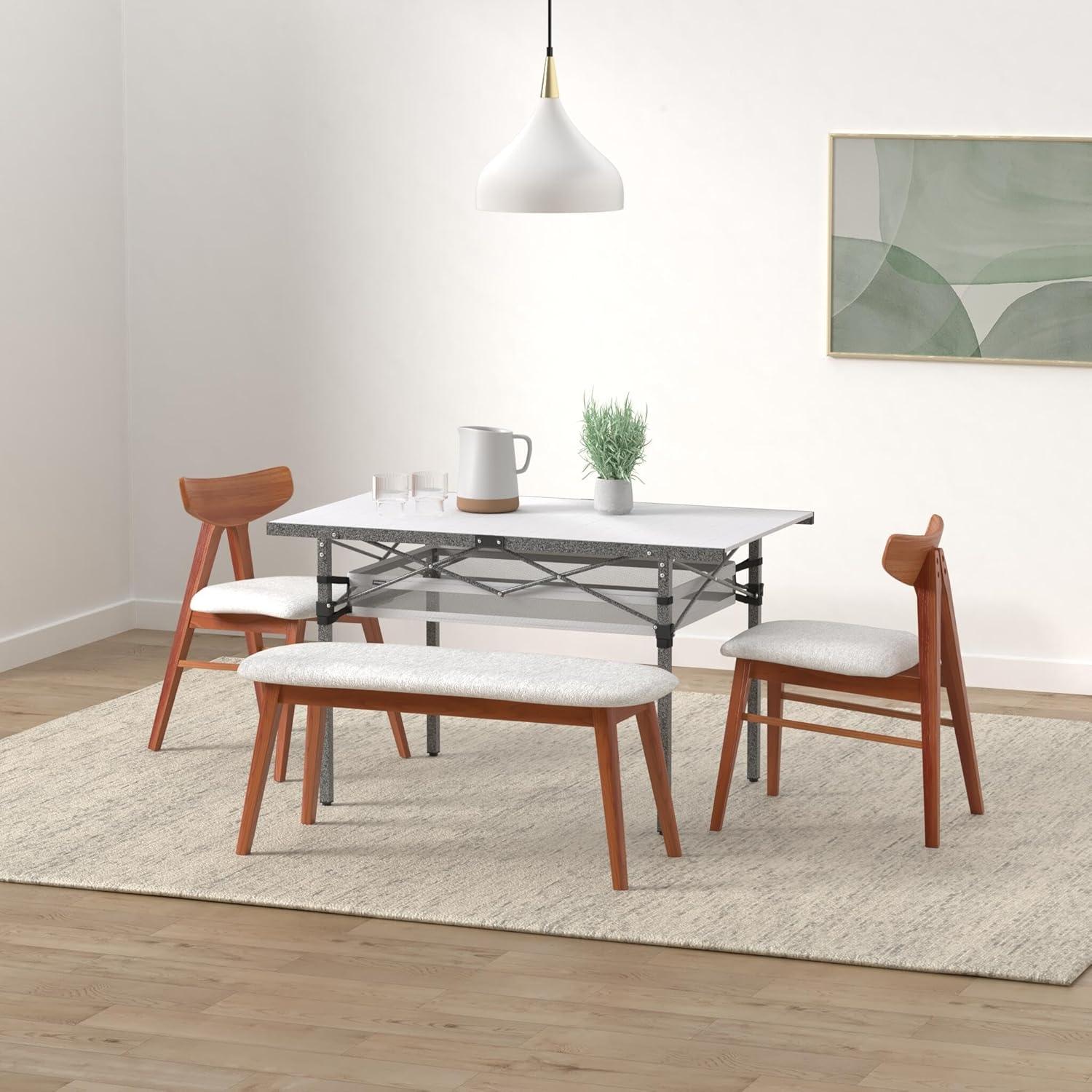 Mesa Plegable KingCamp Aluminio 4-6 Personas con Bolsa