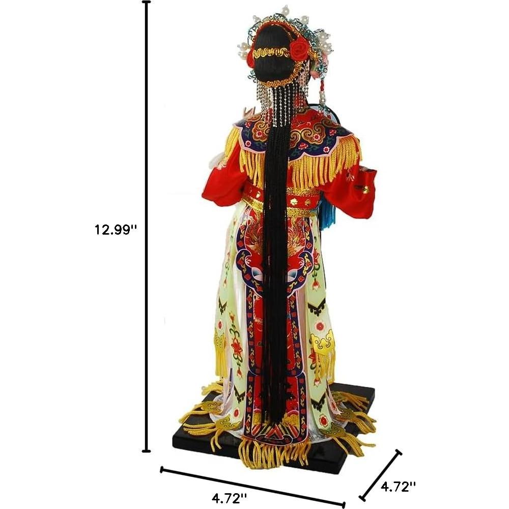 Figuras de Seda Chinas NW 1801 33 cm Adornos Tradicionales