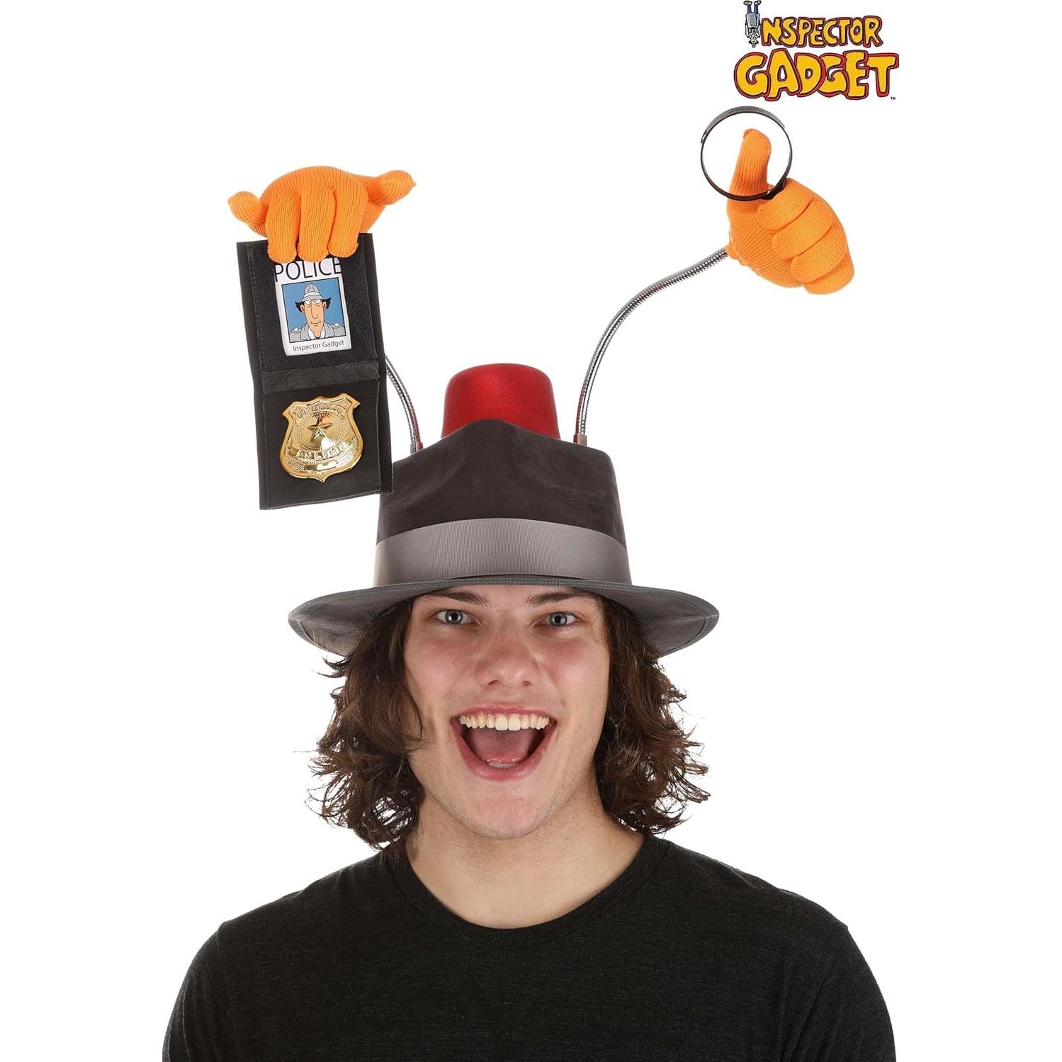 Sombrero de Inspector Gadget para Adultos - Accesorio de Disfraz