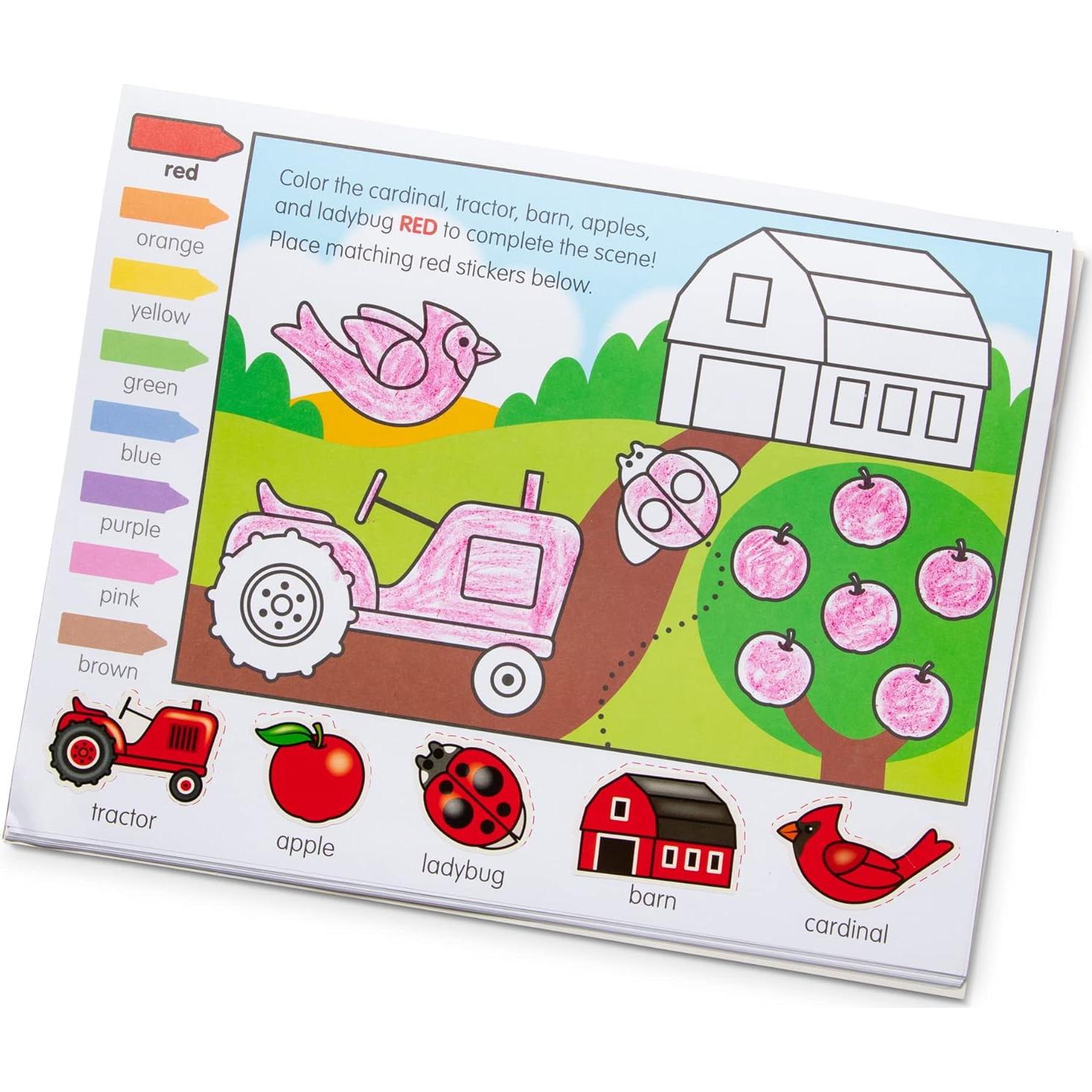 Paquete de Libros de Actividades Melissa & Doug - Alfabeto, Colores y Números