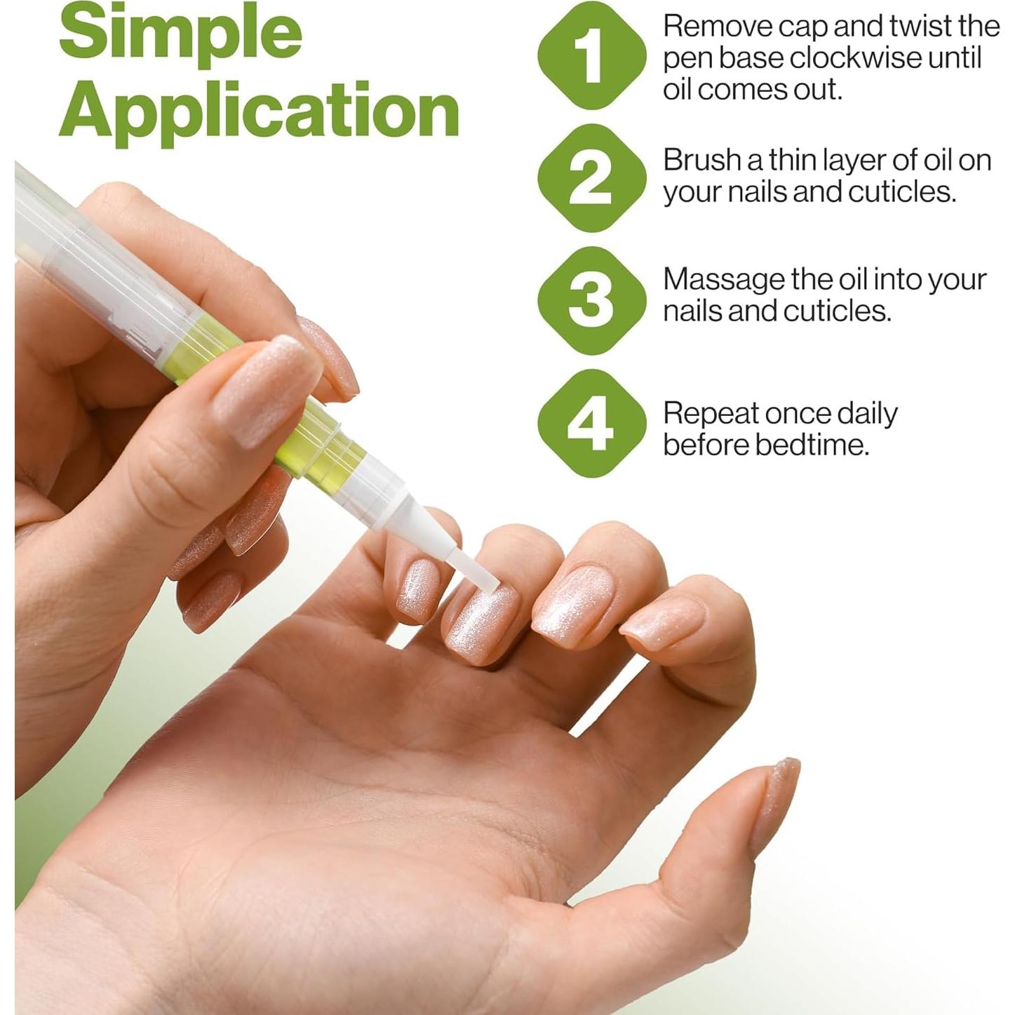 Cuticle Oil Foot Care – Nourishes & Protects Nails and Cuticles – Supports Healthy Toenails, Strength & Appearance – Essential Daily Treatment