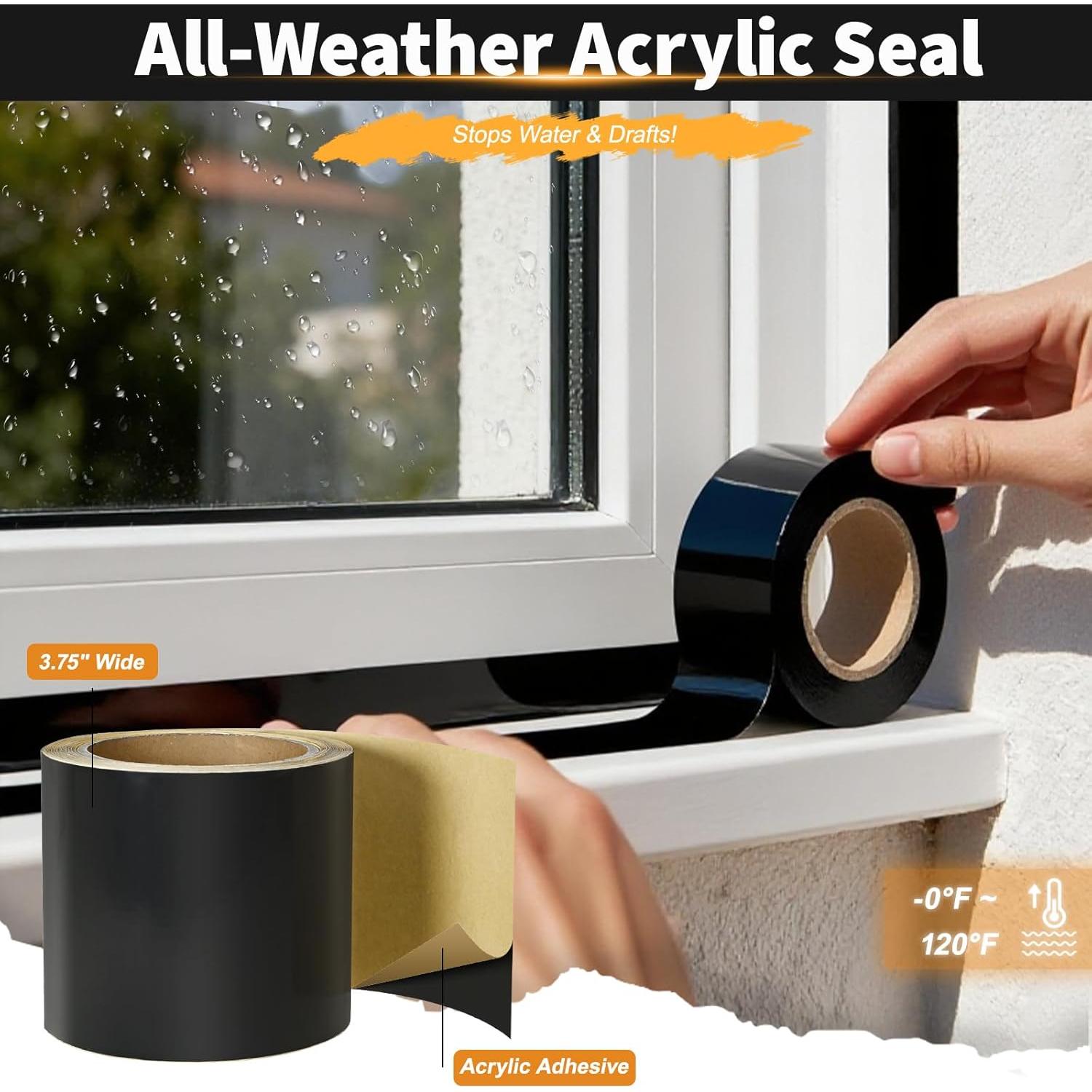 Cinta Flashing Impermeable JKLESA 9.53 cm x 9.14 m Adhesiva