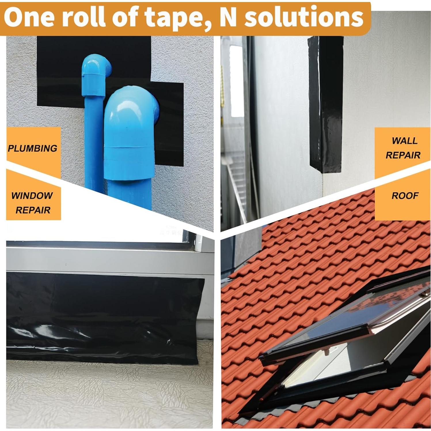 Cinta Flashing Impermeable JKLESA 9.53 cm x 9.14 m Adhesiva