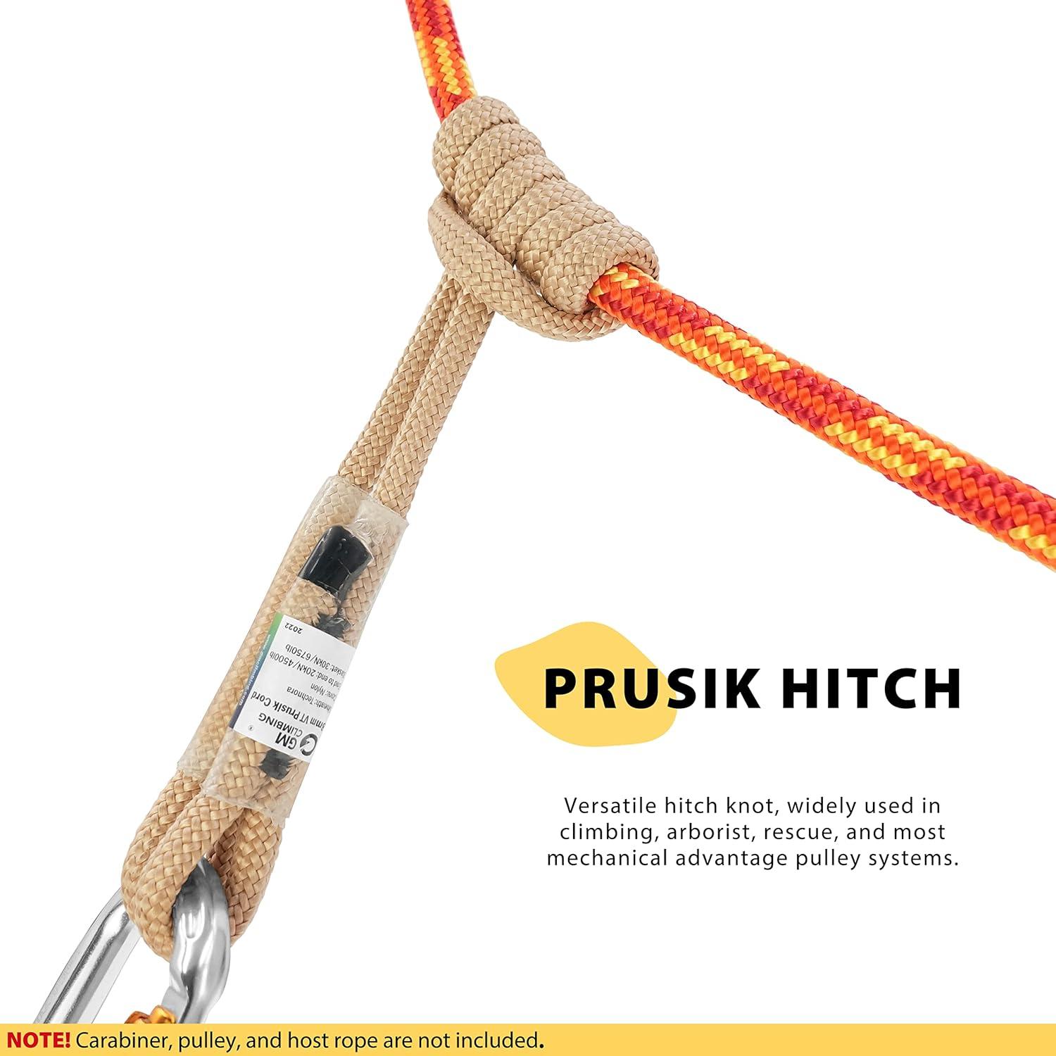 Cuerda Prusik 8mm GM CLIMBING 82cm Resistente al Calor