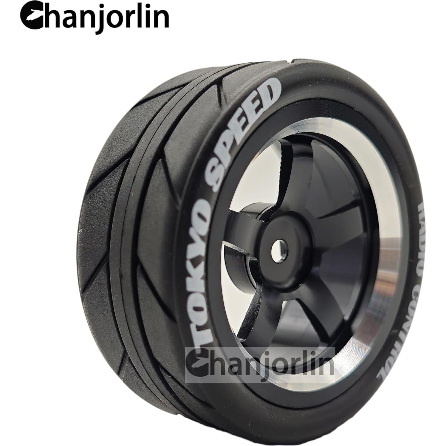 Neumáticos y Ruedas RC 1:10 Chanjorlin 4 Pcs 65mm Drift