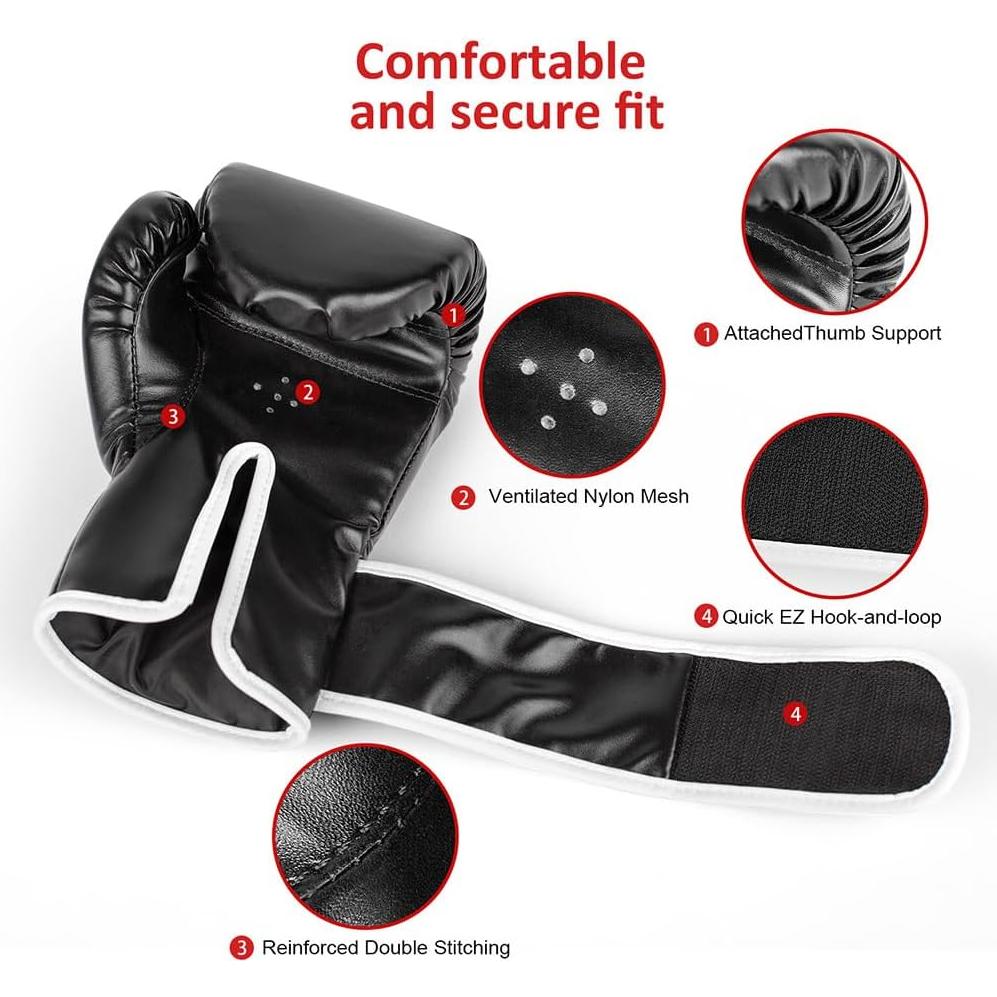 Guantes de Boxeo JUST YEARN 2025 para Niños 3-9 Años - 170g