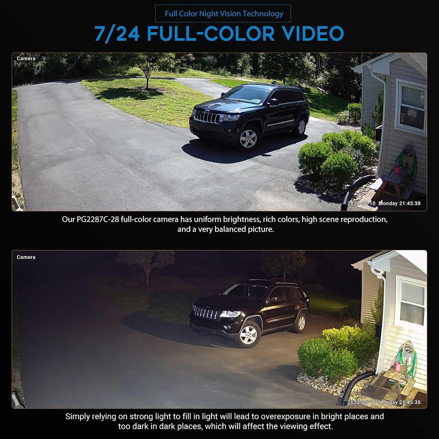 Cámara de Seguridad IP VIKYLIN 4K 8MP PoE Exterior IP67