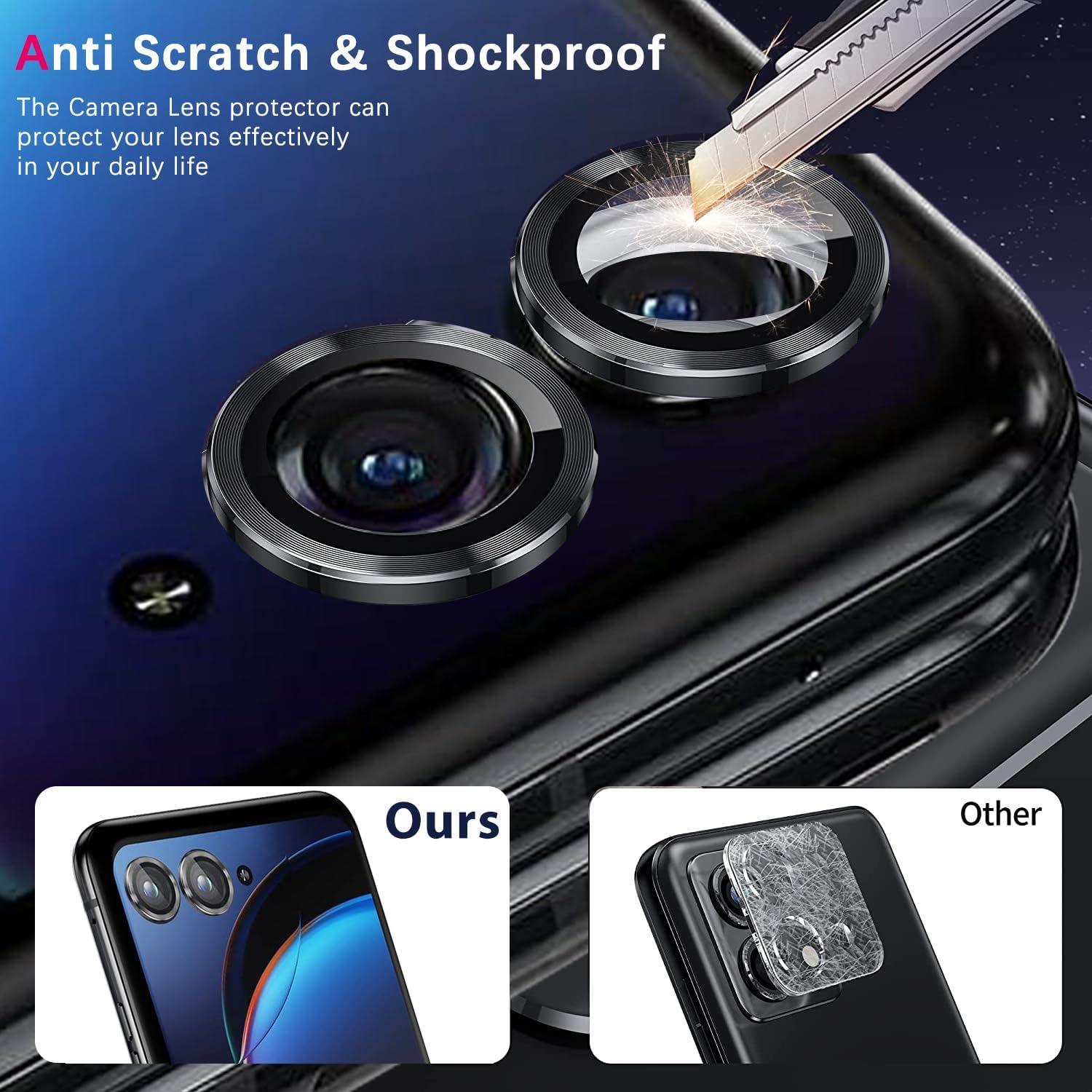 Protector de Lente de Cámara Zeking para Motorola Razr 50/60 - Vidrio Templado 9H