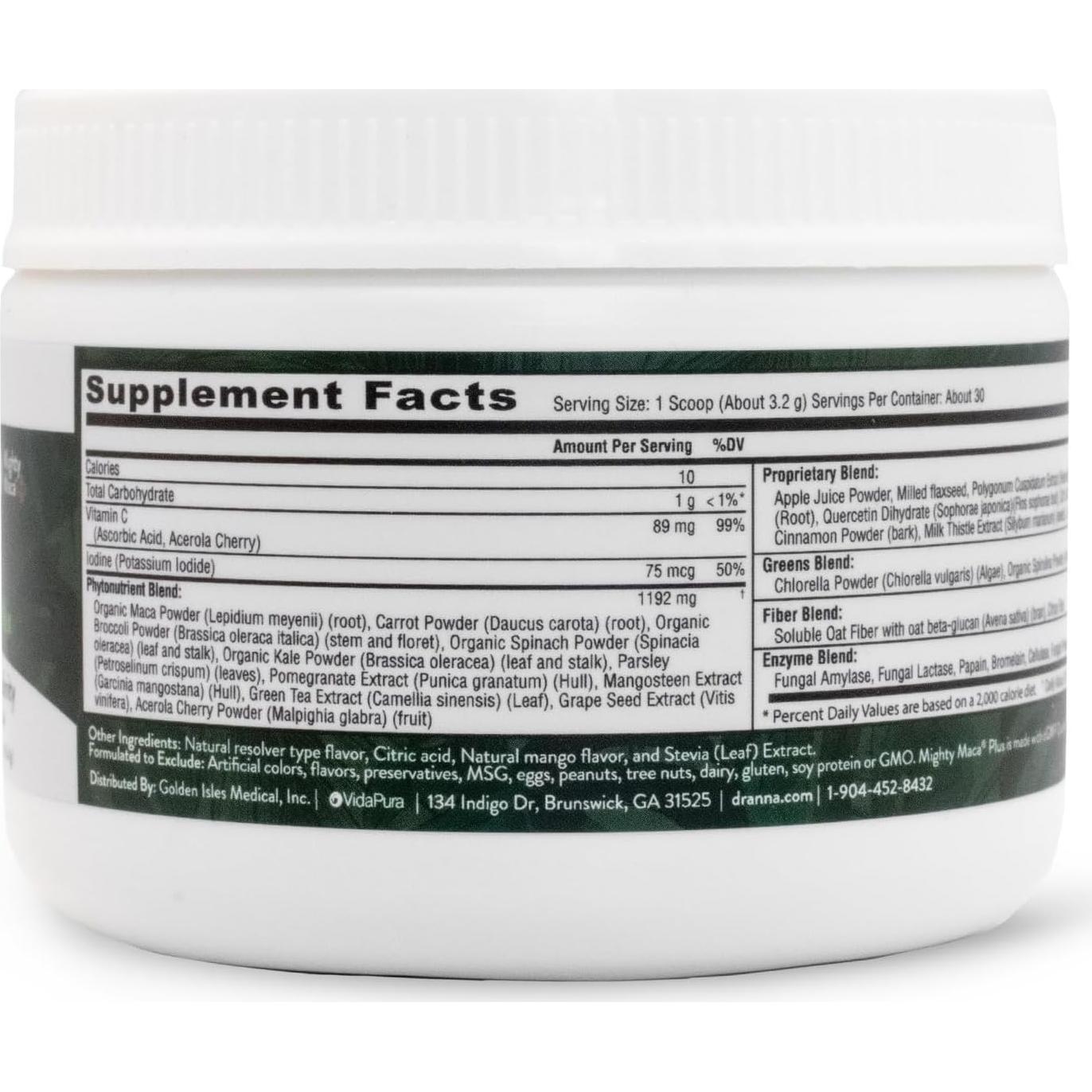 Mighty Maca Plus Mango Dr. Anna Cabeca - Superalimento 140g