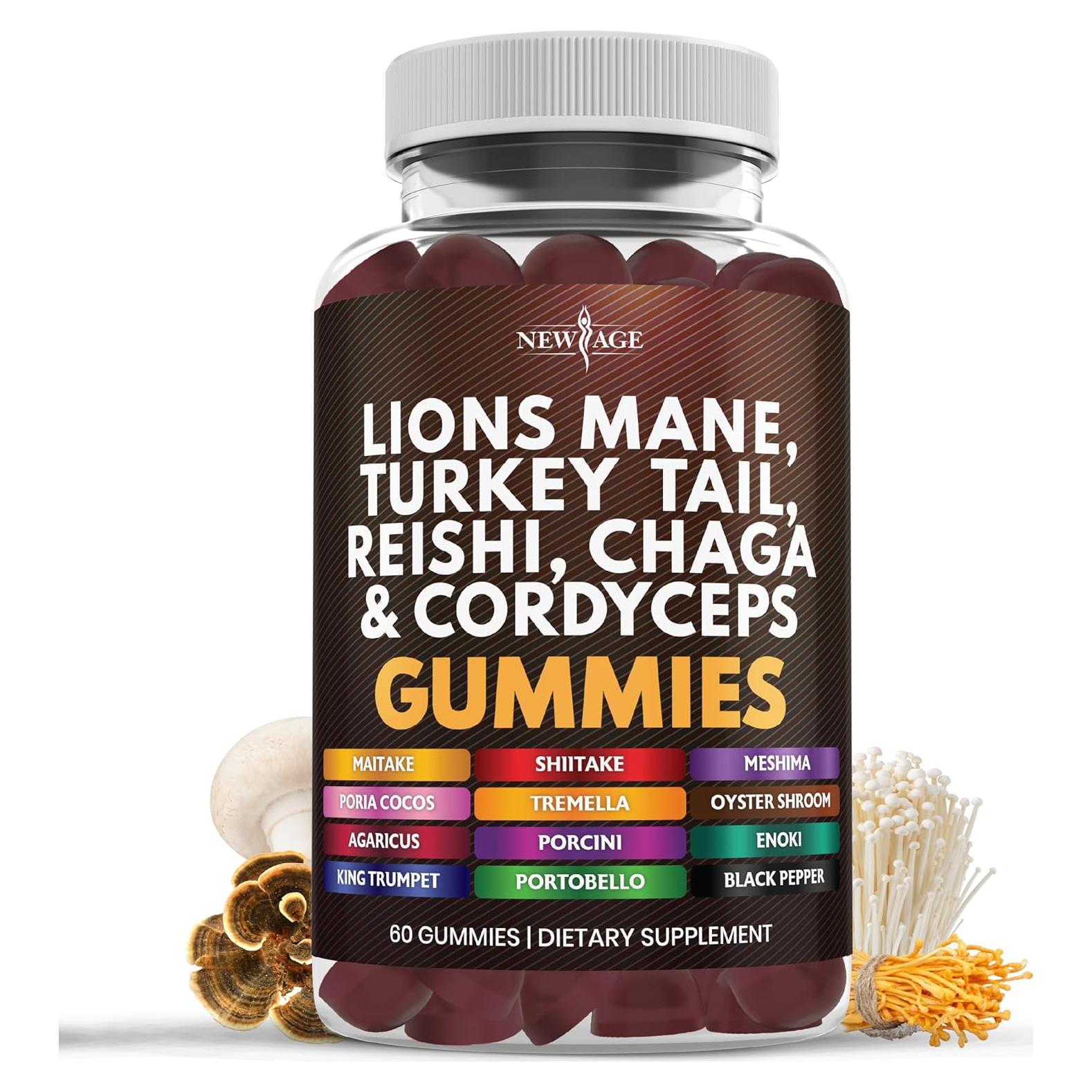 Suplemento de Hongos Melena de León Nueva Era - 60 Gominolas