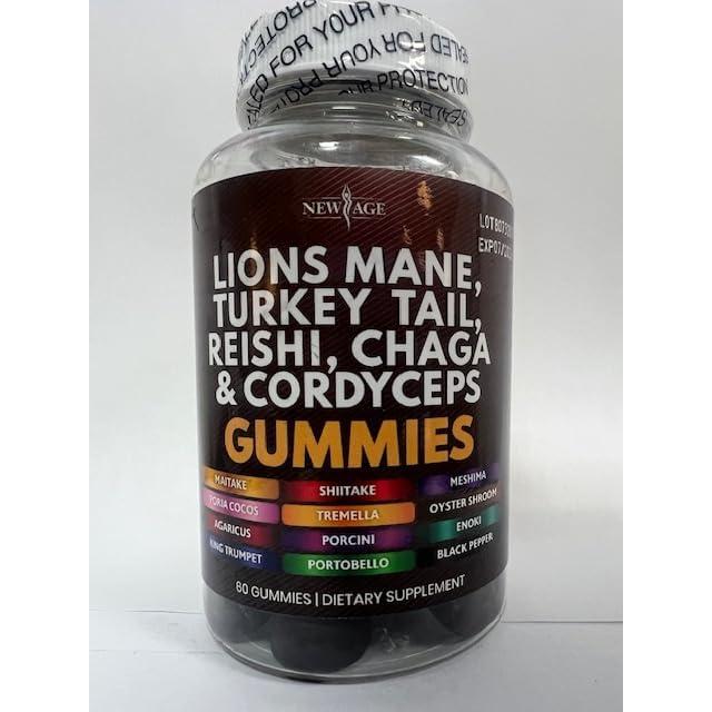 Suplemento de Hongos Melena de León Nueva Era - 60 Gominolas