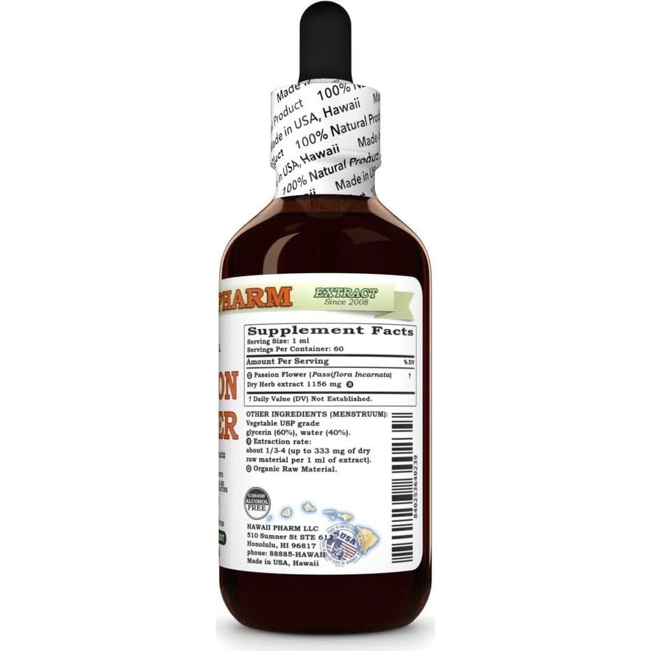 Extracto de Flor de Pasión Sin Alcohol Hawaii Pharm 59.15 ml